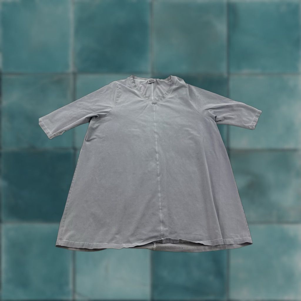 Vintage Vintage Mateüsse Dress Women’s 2X Grey Heavy Jersey Knit T Shirt USA 1X Size XXL / US 16-18 / IT 52-54 - 1 Thumbnail