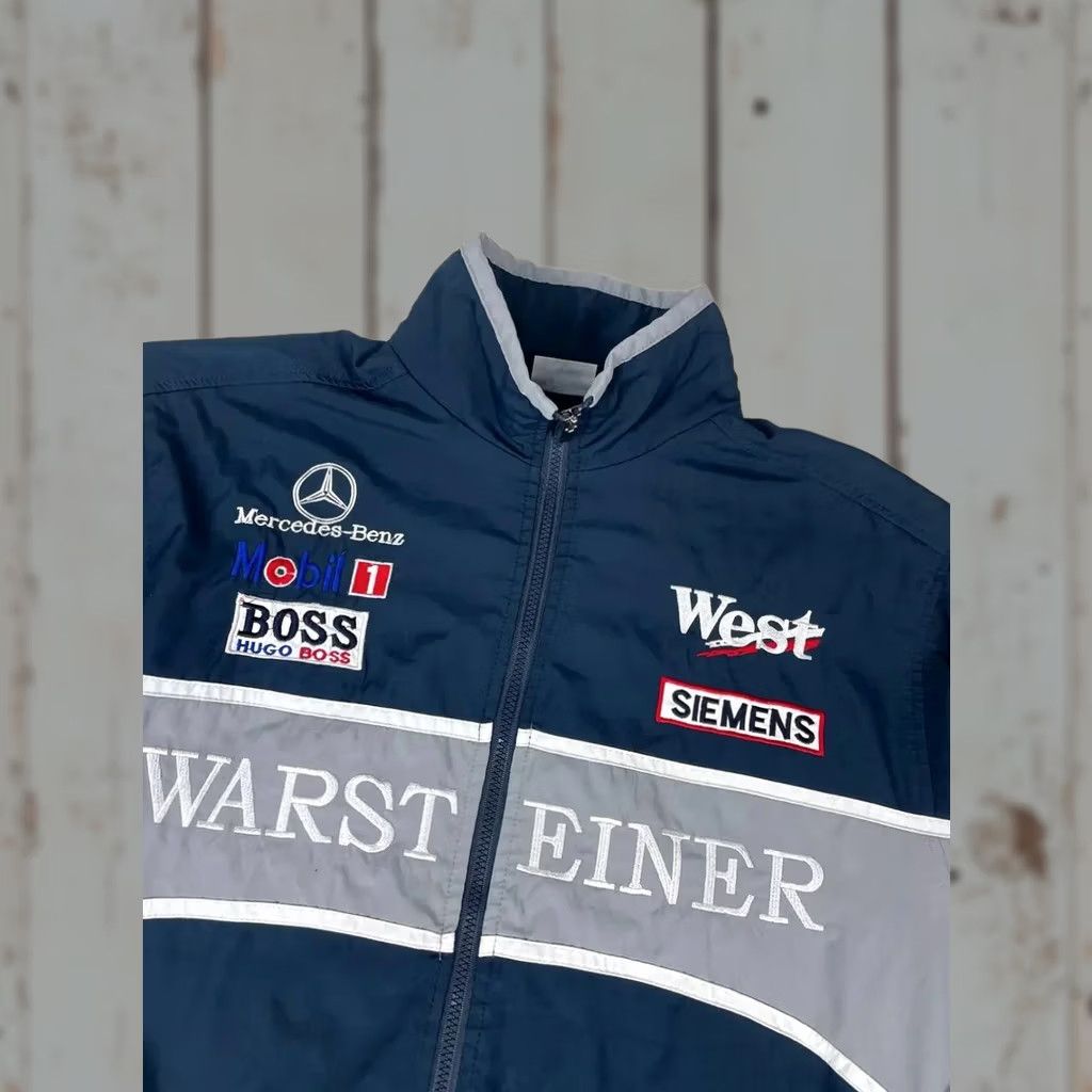 Mercedes-Benz VINTAGE Mercedes-Benz Jacket Nike? Size US XXL / EU 58 / 5 - 1 Thumbnail