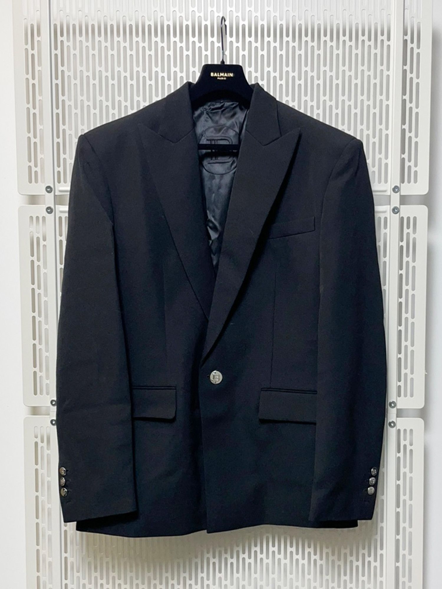 Balmain BALMAIN Mens Single Breasted Blazer Size US L / EU 52-54 / 3 - 1 Thumbnail