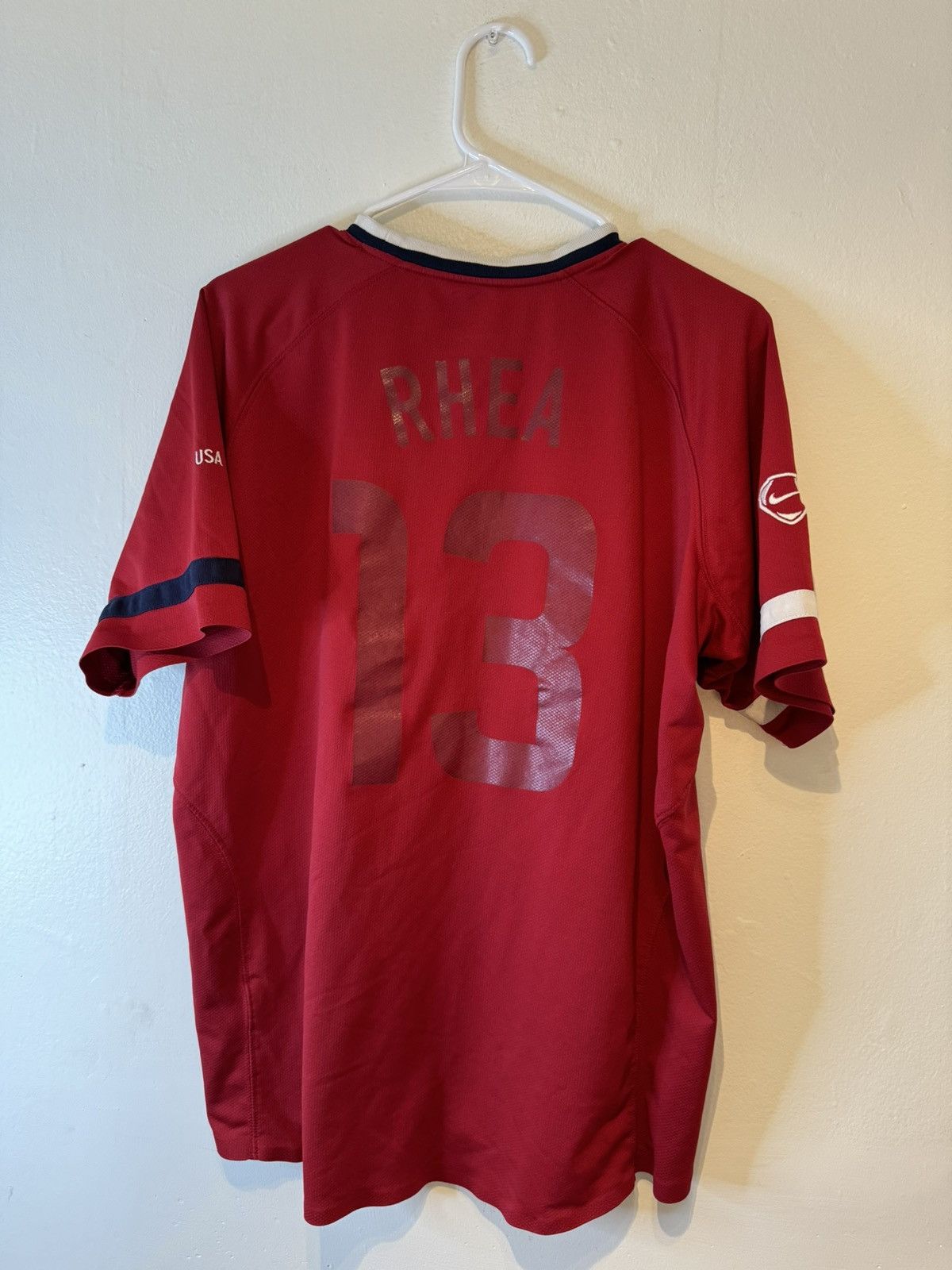 Nike USA Soccer Jersey Mens Large Sphere Dry Team US Football #13 Size US L / EU 52-54 / 3 - 5 Thumbnail