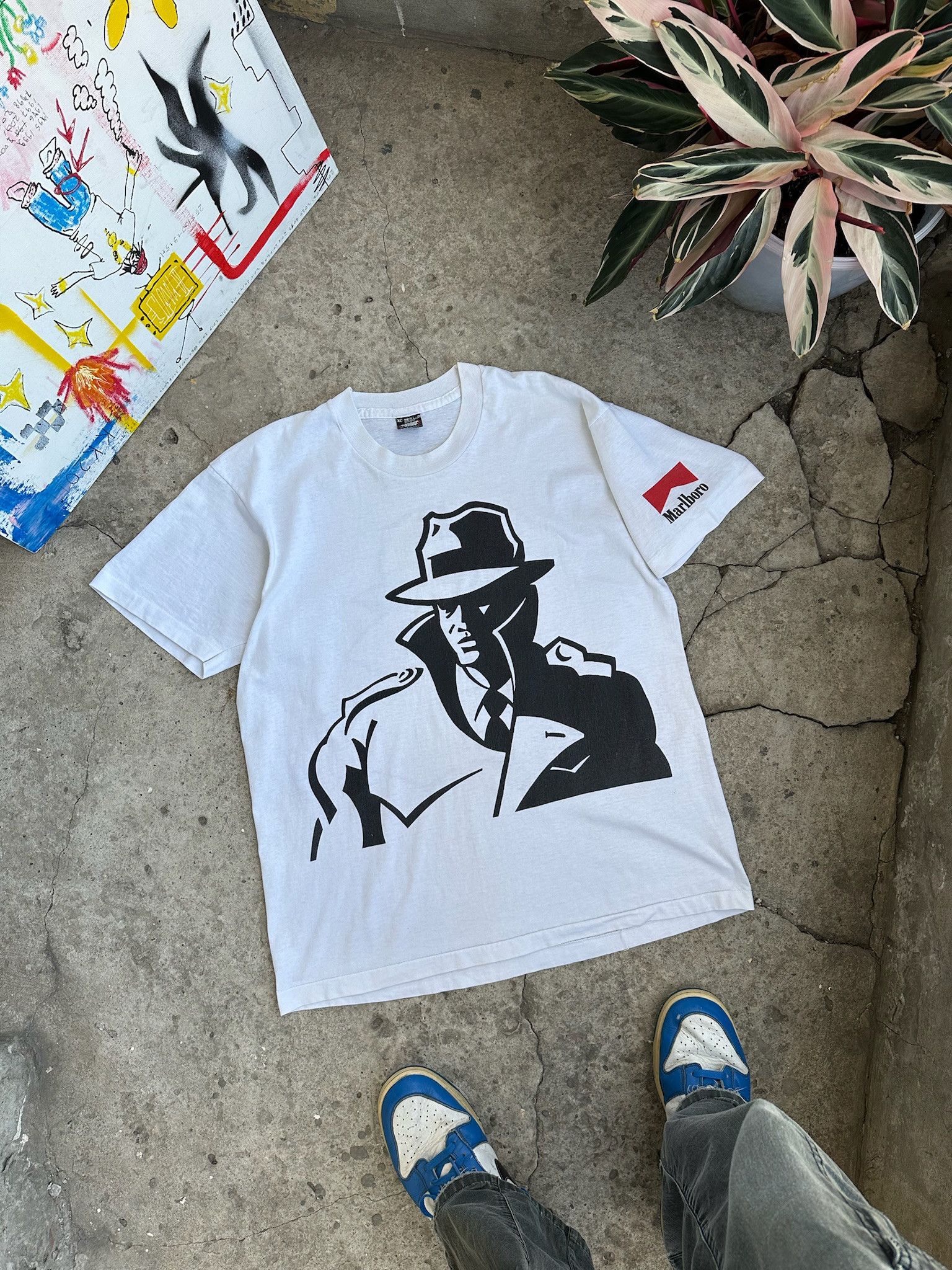 Marlboro Vintage Marlboro Cowboy T-shirt Size US XL / EU 56 / 4 - 2 Thumbnail
