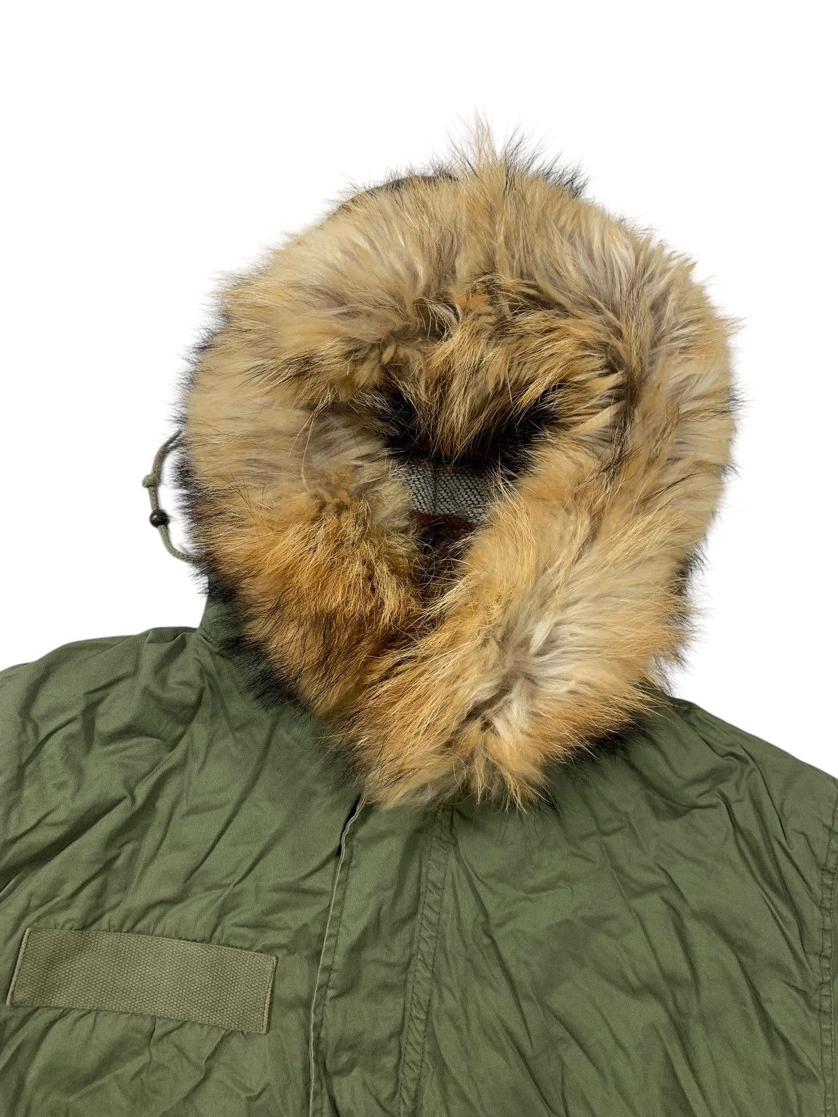 MR & MRS ITALY Mr & Mrs Fur Army Green Fur Parka Size US M / EU 48-50 / 2 - 5 Thumbnail
