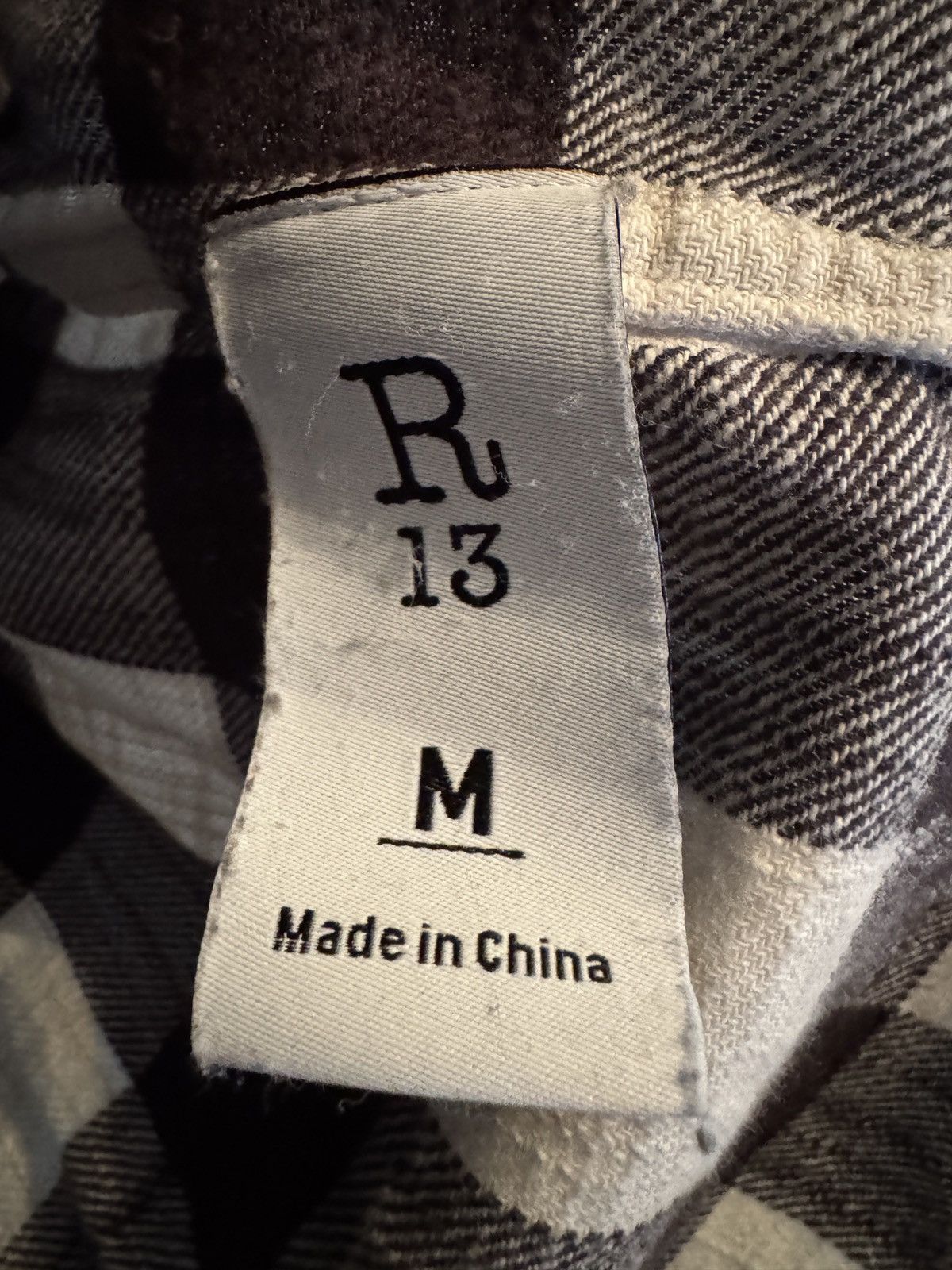 R13 Oversized Sleeve Flannel Size M / US 6-8 / IT 42-44 - 5 Thumbnail