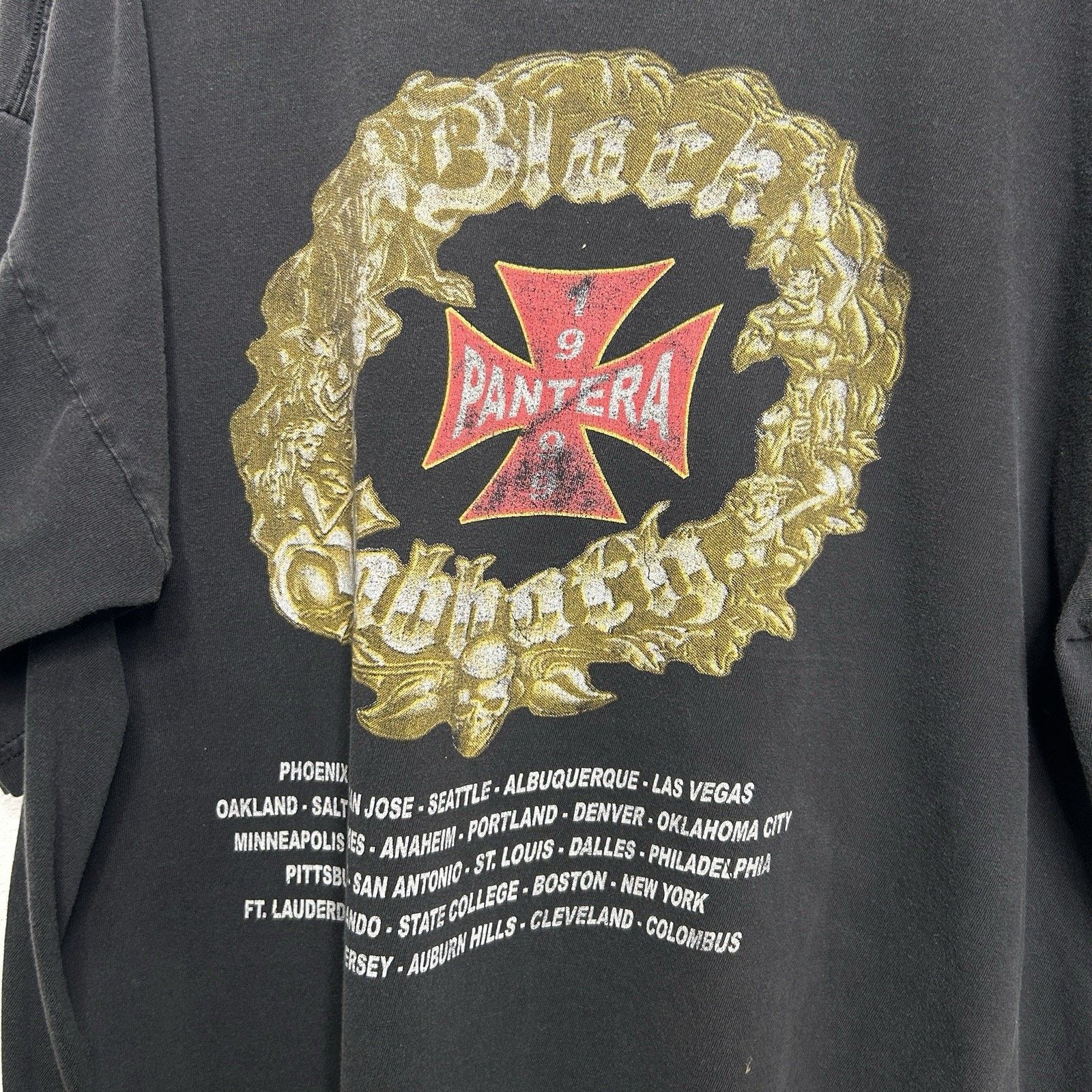 Vintage 1999 Black Sabbath Ozzy Pantera “Reunion” Band Tee