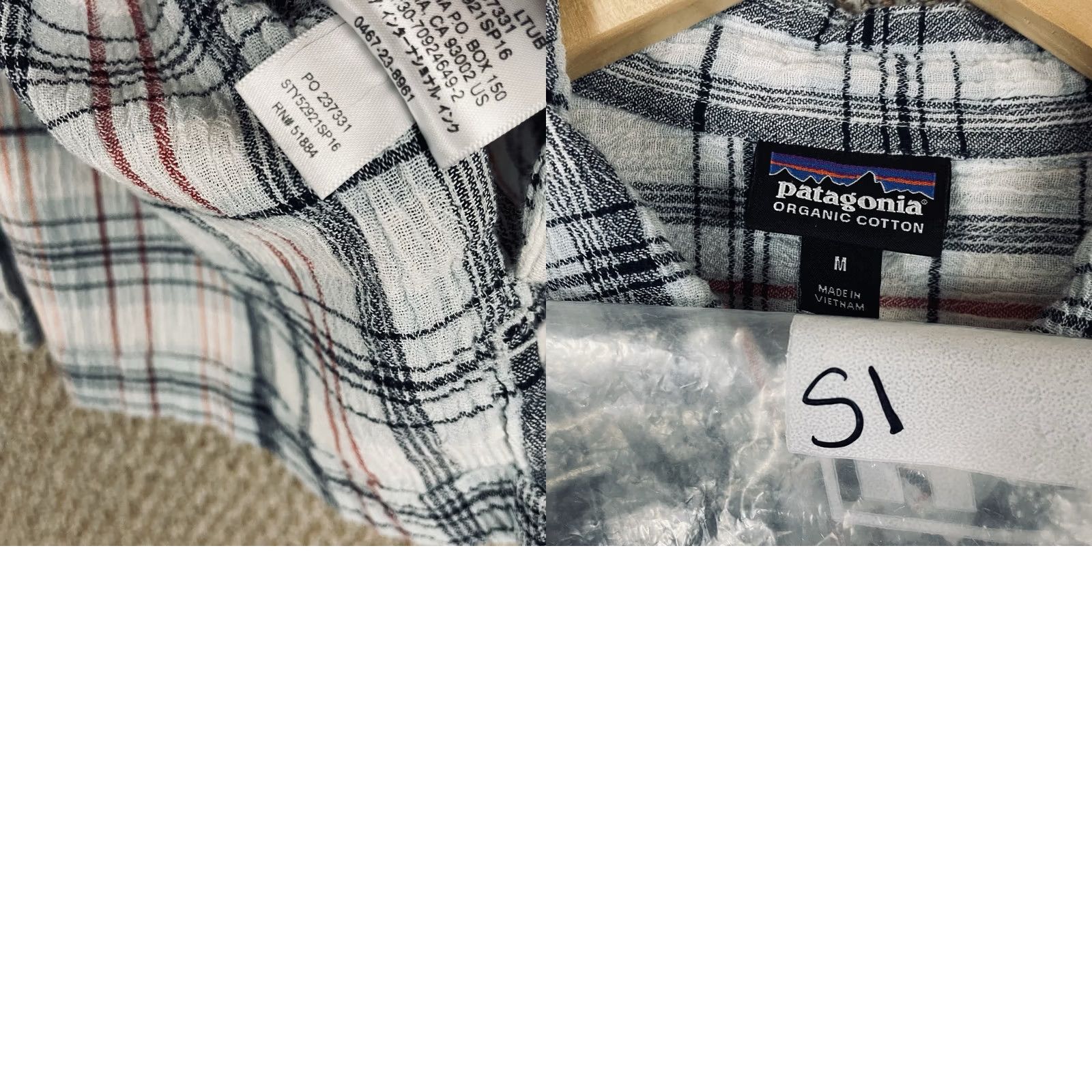 Patagonia Patagonia A/C Shirt Men’s M Red Black Short Sleeve Plaid 52921 Organic S1 Blue Pattern Button-Up Collared Shirt Size US M / EU 48-50 / 2 - 9 Thumbnail