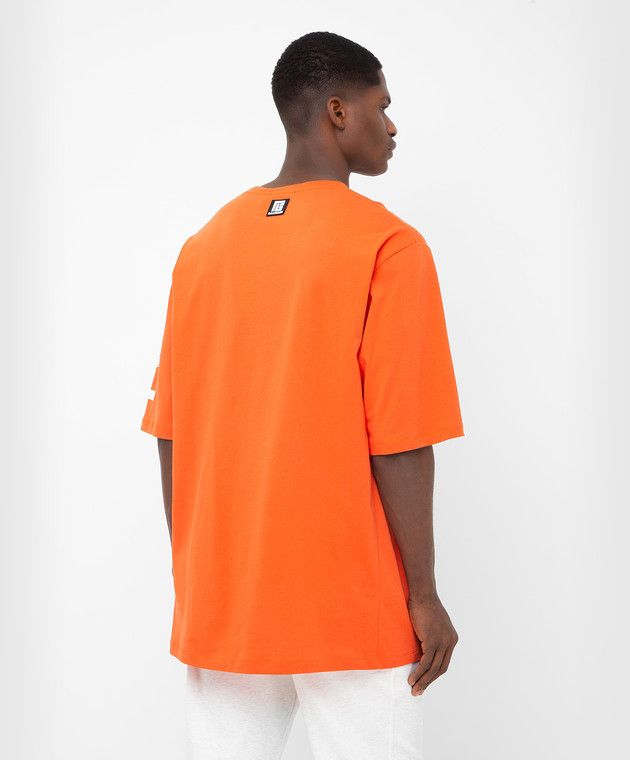 Balmain o1y0426 Logo Crewneck T-Shirt in Tomato Red Size US S / EU 44-46 / 1 - 4 Thumbnail