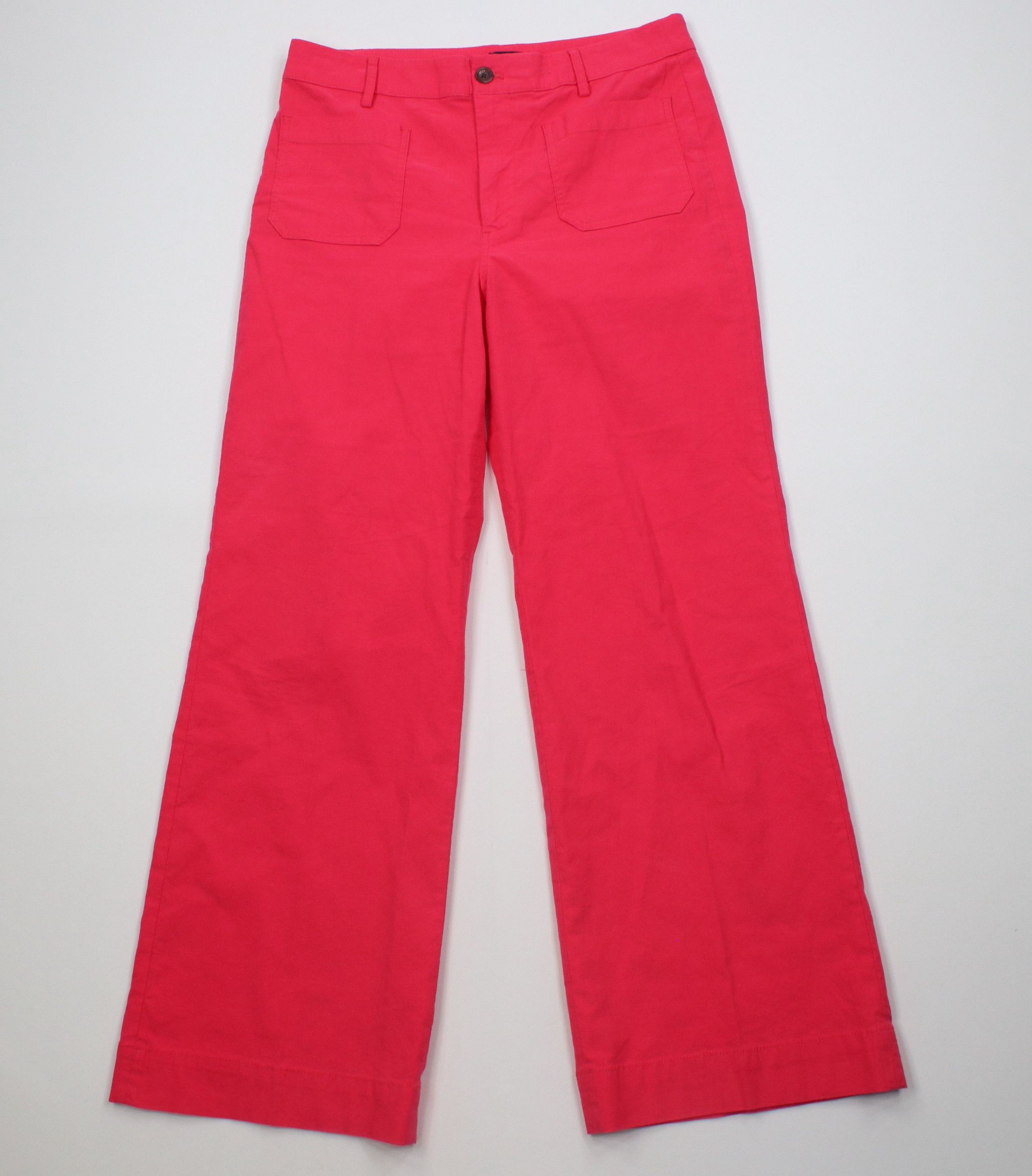 J.Crew J Crew High Rise Flared Wide Leg Pants Pink Legally Blonde Size 30" / US 8 / IT 44 - 1 Thumbnail