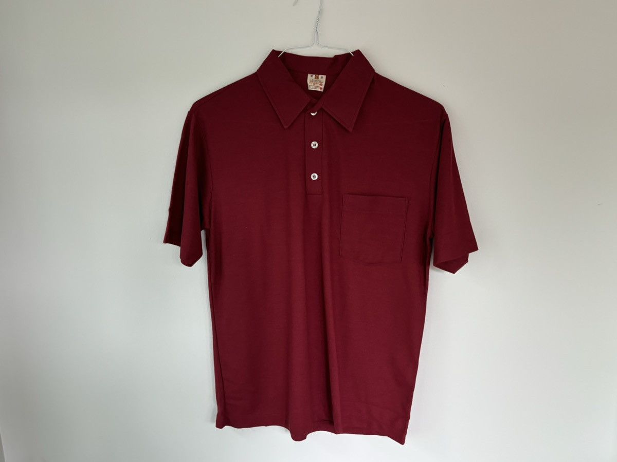 Vintage 1980s Vintage Polo Shirt 80s 90s Deadstock Blank Shortsleeve Size US M / EU 48-50 / 2 - 7 Thumbnail
