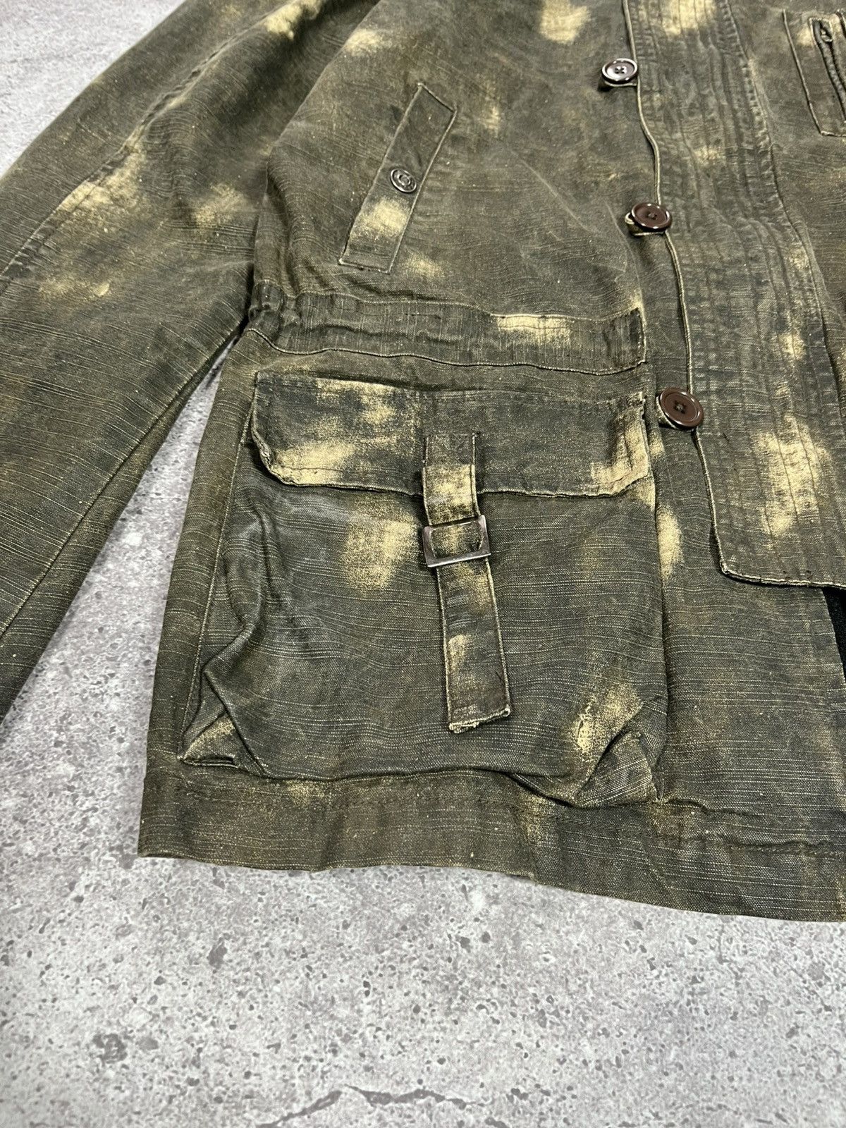 Japanese Brand Addictdol Camo Rick Owens style military jacket Size US M / EU 48-50 / 2 - 6 Thumbnail