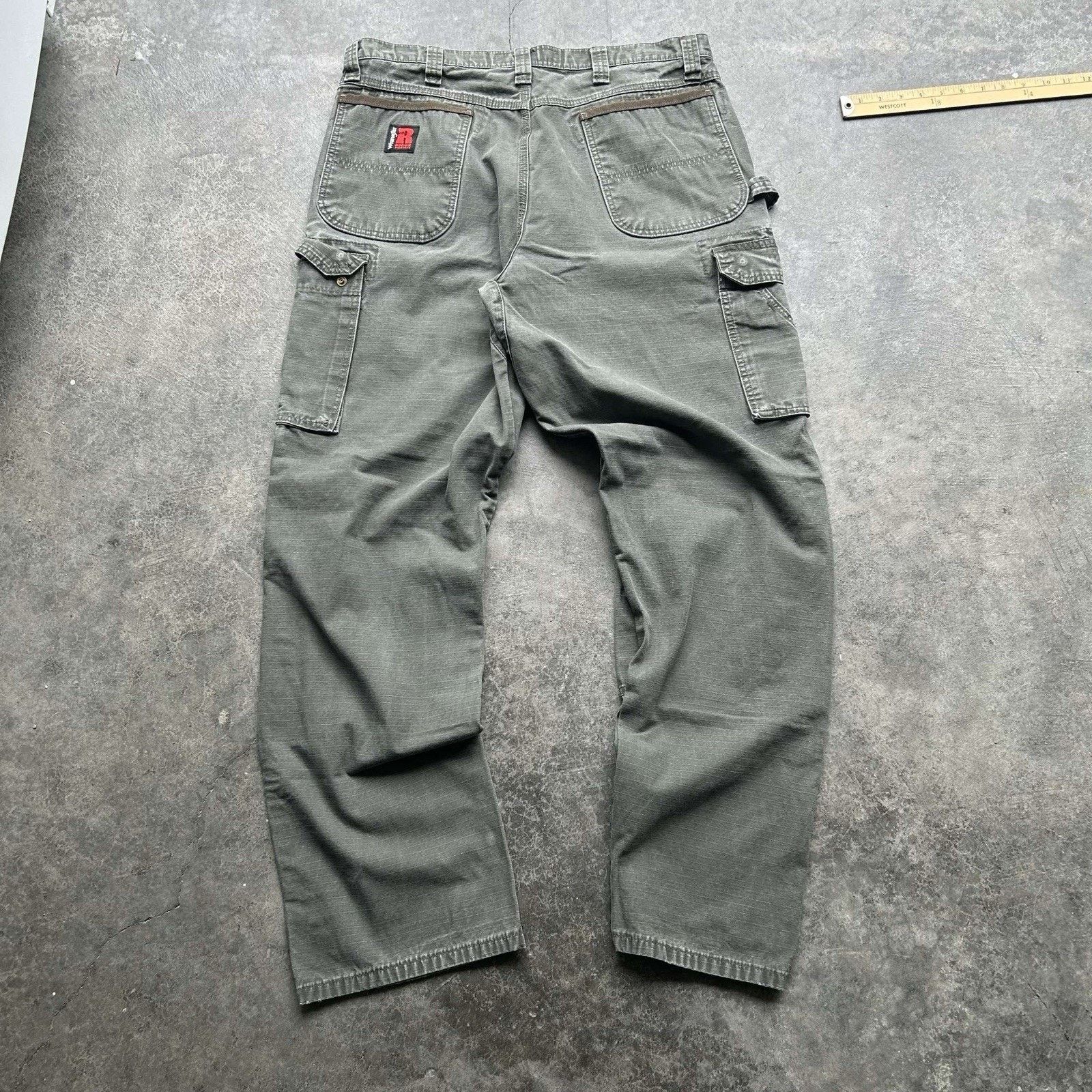 Wrangler Vintage Green Wrangler Riggs Double Knee Pants Men’s 36 X 34 Size US 36 / EU 52 - 1 Thumbnail