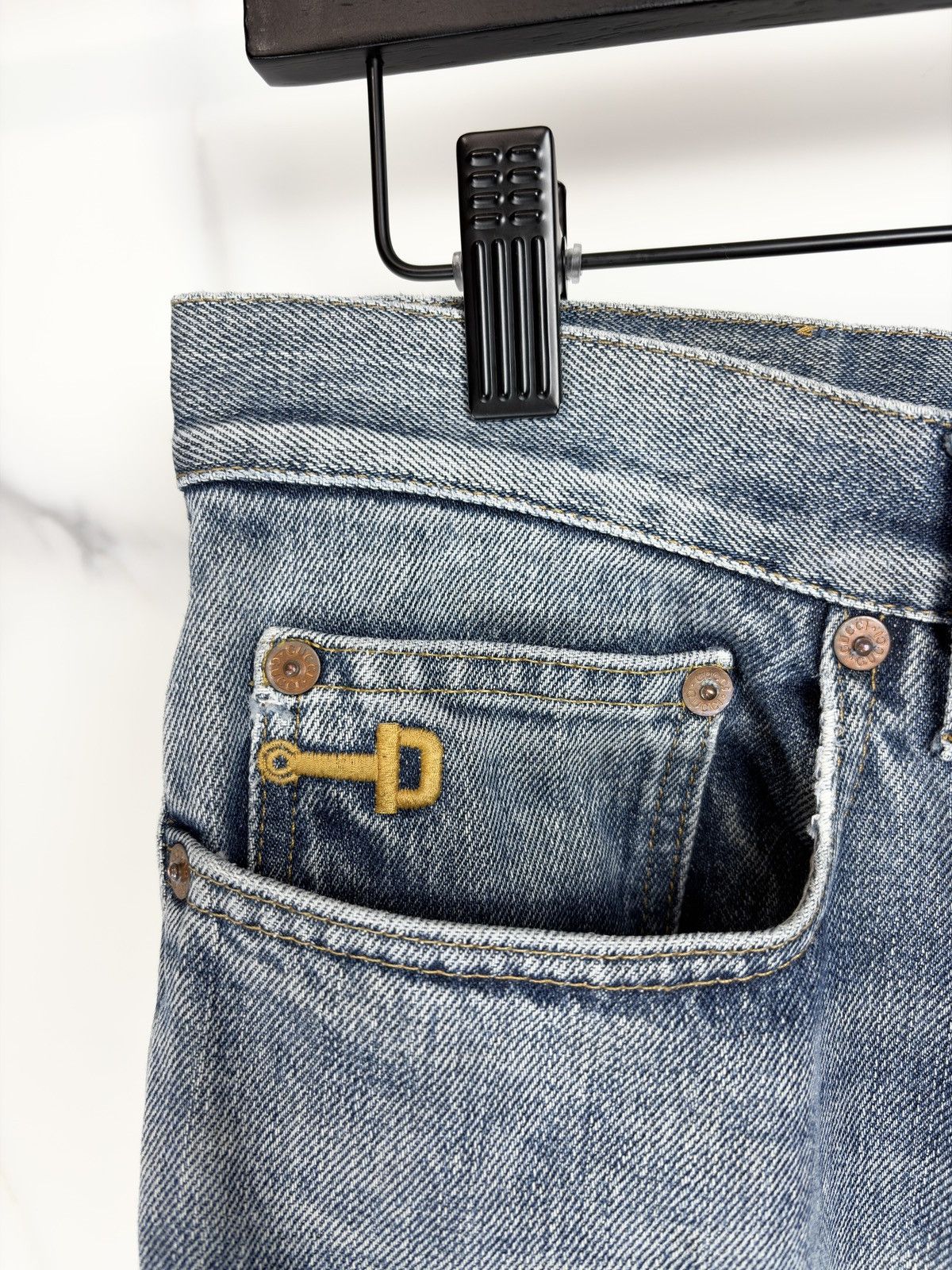 Gucci Gucci Tom Ford Vintage Horsebit Faded Blue Denim Jeans Size US 28 / EU 44 - 5 Thumbnail