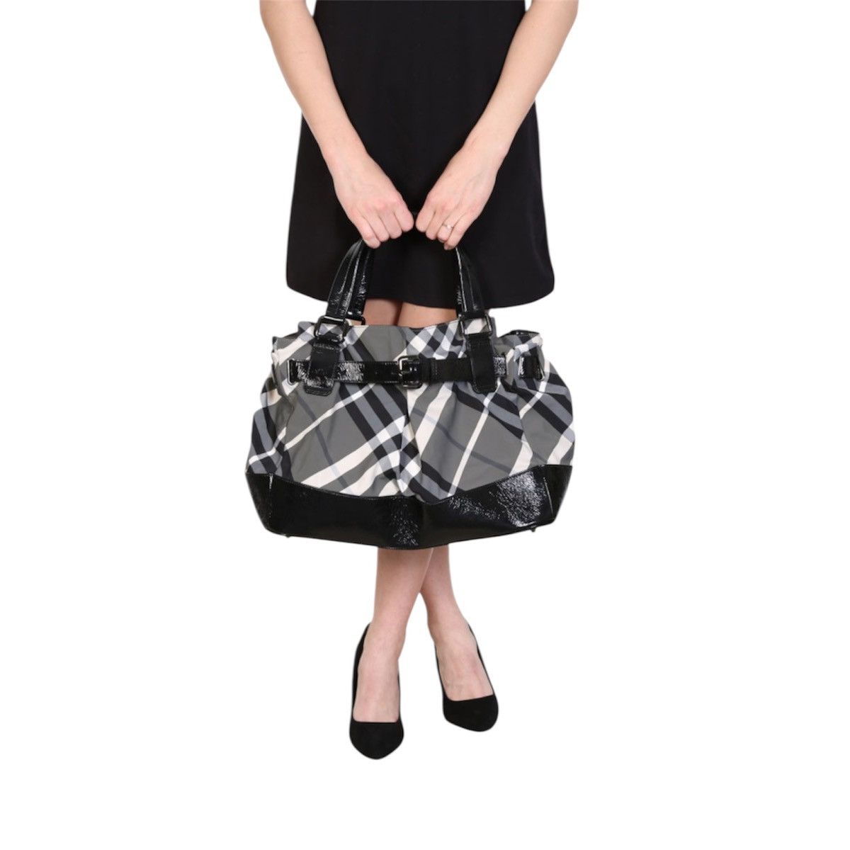 Burberry BURBERRY Bicolor Beat Check Nylon Two Way bag Size ONE SIZE - 3 Thumbnail