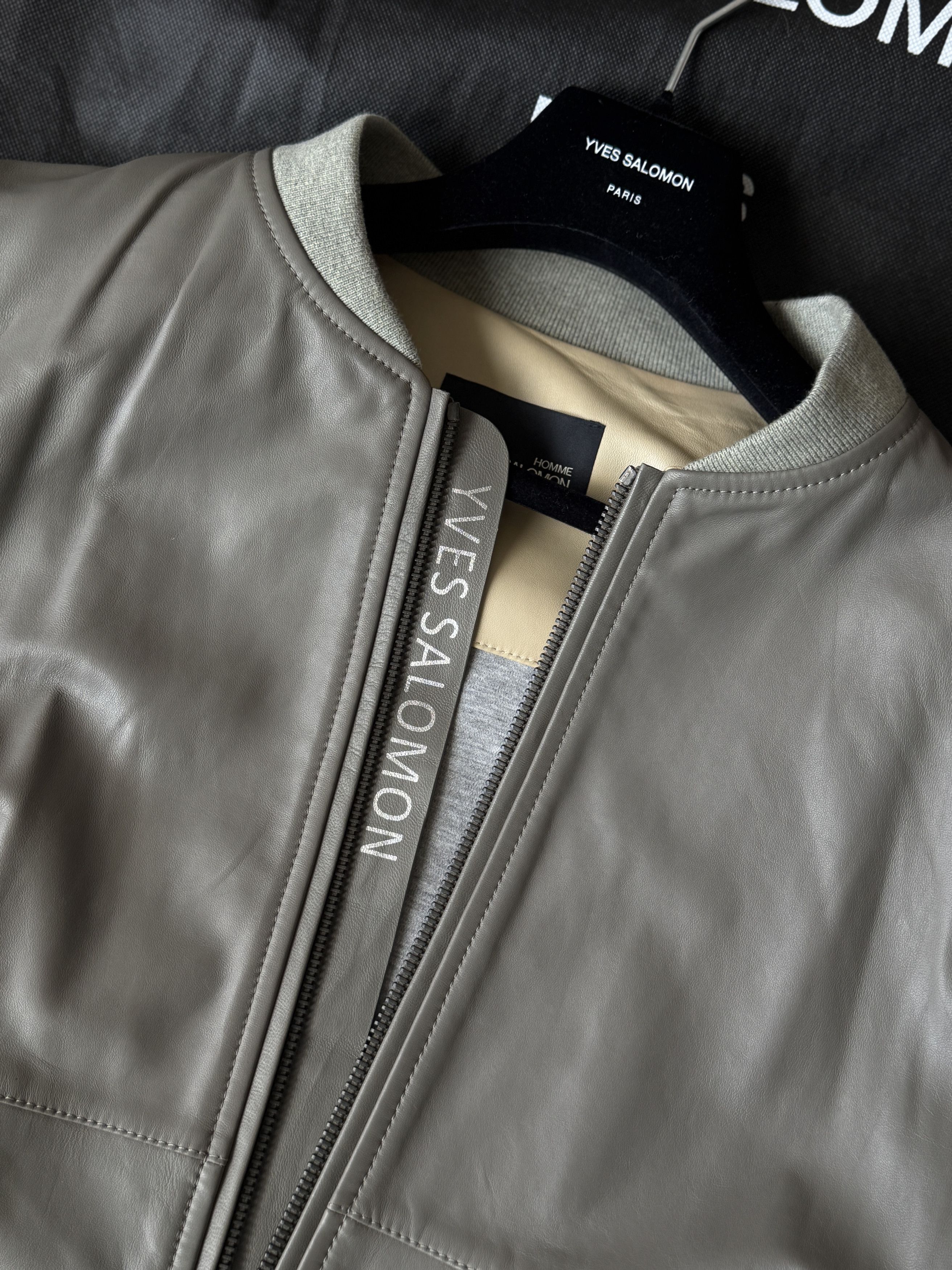 Yves Salomon Yves Salomon Leather Bomber Jacket Size US M / EU 48-50 / 2 - 2 Thumbnail