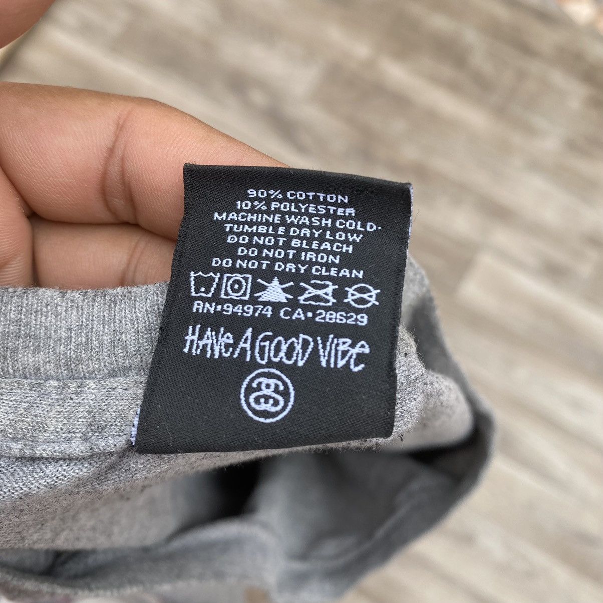 Stussy Vintage Trashed Stussy Tee seize L X Rare Size US L / EU 52-54 / 3 - 10 Thumbnail
