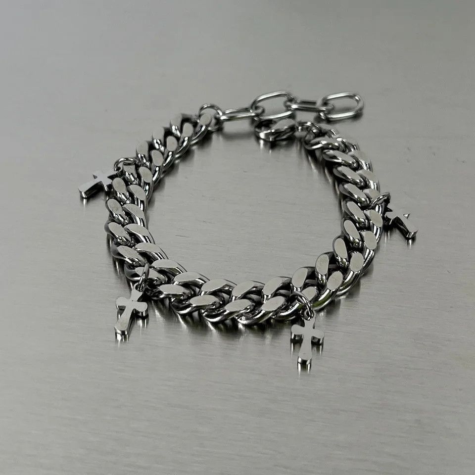 Other Cross Bracelet Pink Curb Size ONE SIZE - 2 Thumbnail