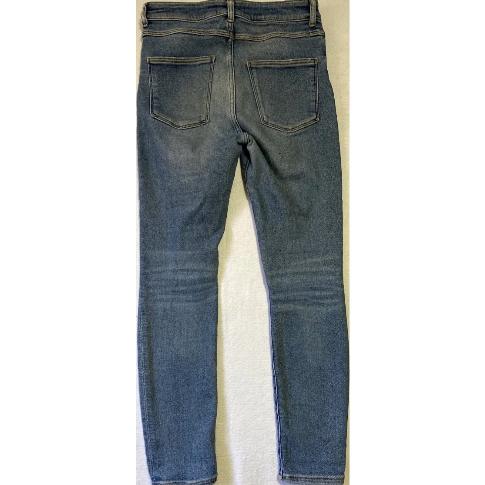Zara Zara Jeans Women's Size 6 Skinny Stretch Denim Blue 5-Pocket Design Slim Mid Rise Casual Spring Summer Fall Winter Cotton Blend Size 28" / US 6 / IT 42 - 7 Thumbnail