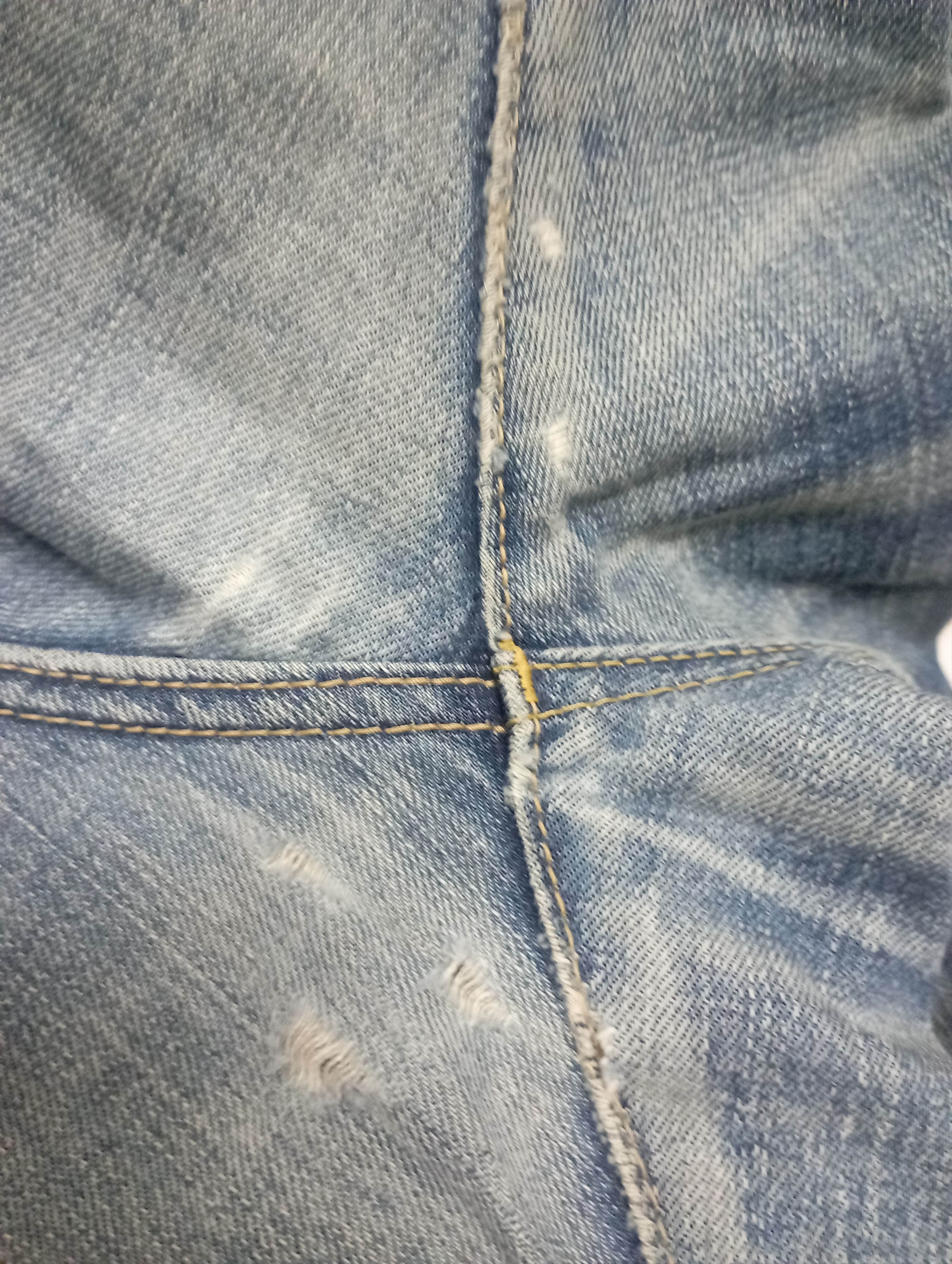 Sugar Cane Vintage Selvedge Buckle Distressed Edwin 505ZX Size US 31 - 18 Thumbnail
