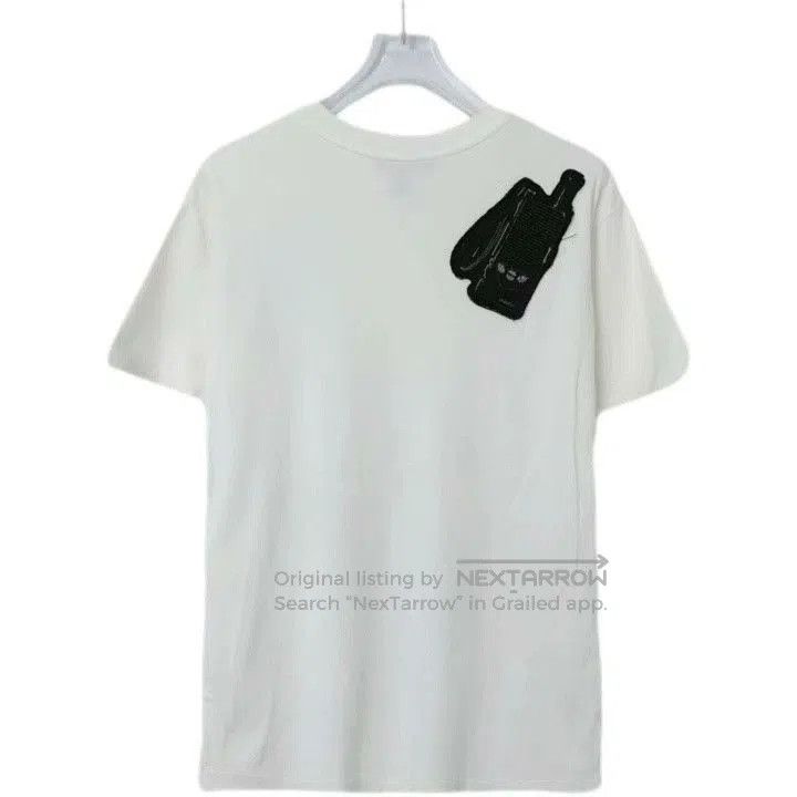 Louis Vuitton Louis Vuitton White Embroidered Cotton T. Size US M / EU 48-50 / 2 - 2 Thumbnail