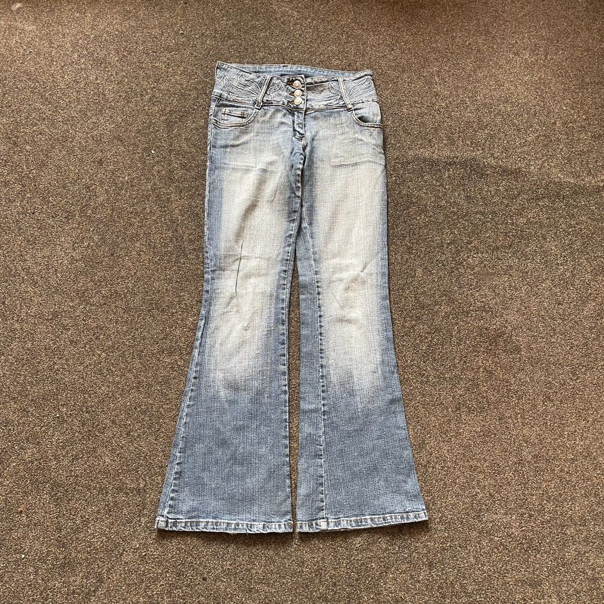 Vintage Vintage Y2K Flared Bootcut Jeans Sun Faded Grunge Tapered 32 Size 32" / US 10 / IT 46 - 1 Thumbnail