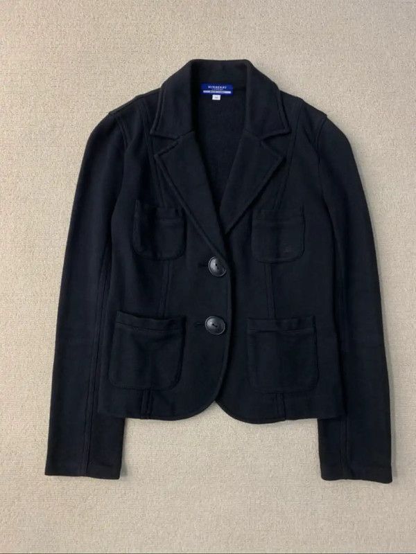 Burberry Burberry Black Cotton Women's Jacket Size M / US 6-8 / IT 42-44 - 1 Thumbnail