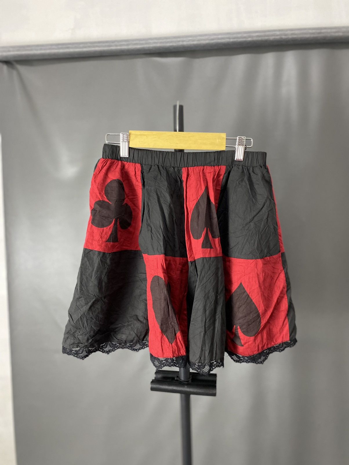 If Six Was Nine × Japanese Brand Drug Honey 2 layered bondage punk gothic skirt Japanese Size 29" - 4 Thumbnail