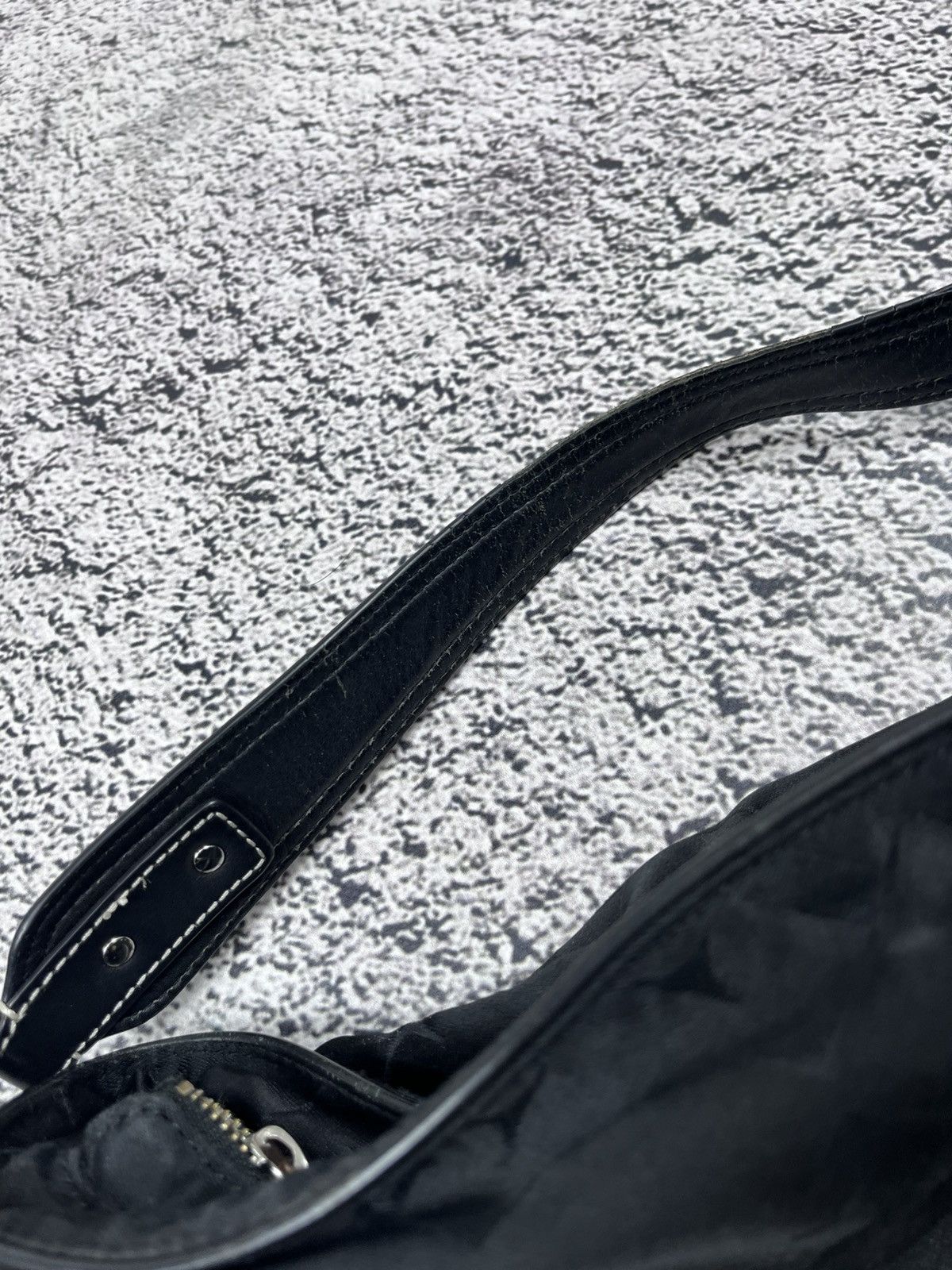 Gianfranco Ferre Vintage Ferre Milano F Monogrammed Logo Hobo Bag Gothic Size ONE SIZE - 10 Thumbnail