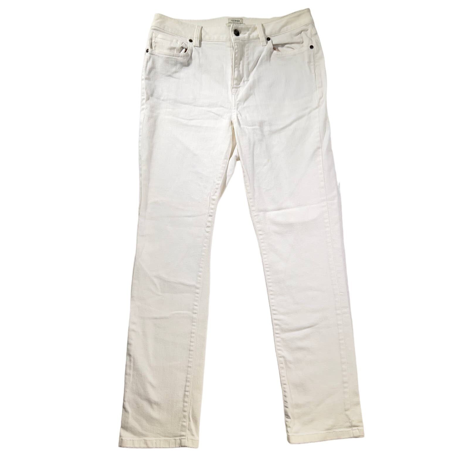 L.L. Bean L.L. Bean Stretch Jeans Woman 12 Classic Fit Upstretched 32W Size 32" / US 10 / IT 46 - 1 Thumbnail