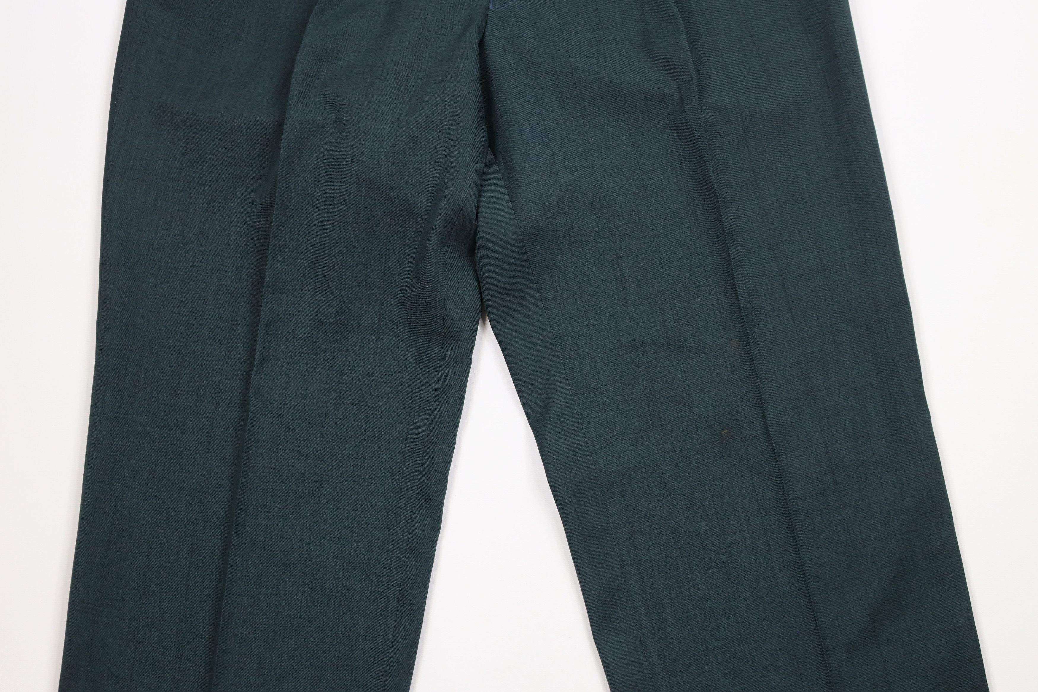 Vintage Vintage 90s Streetwear Wide Leg Chino Pants Heather Green Size US 34 / EU 50 - 3 Thumbnail