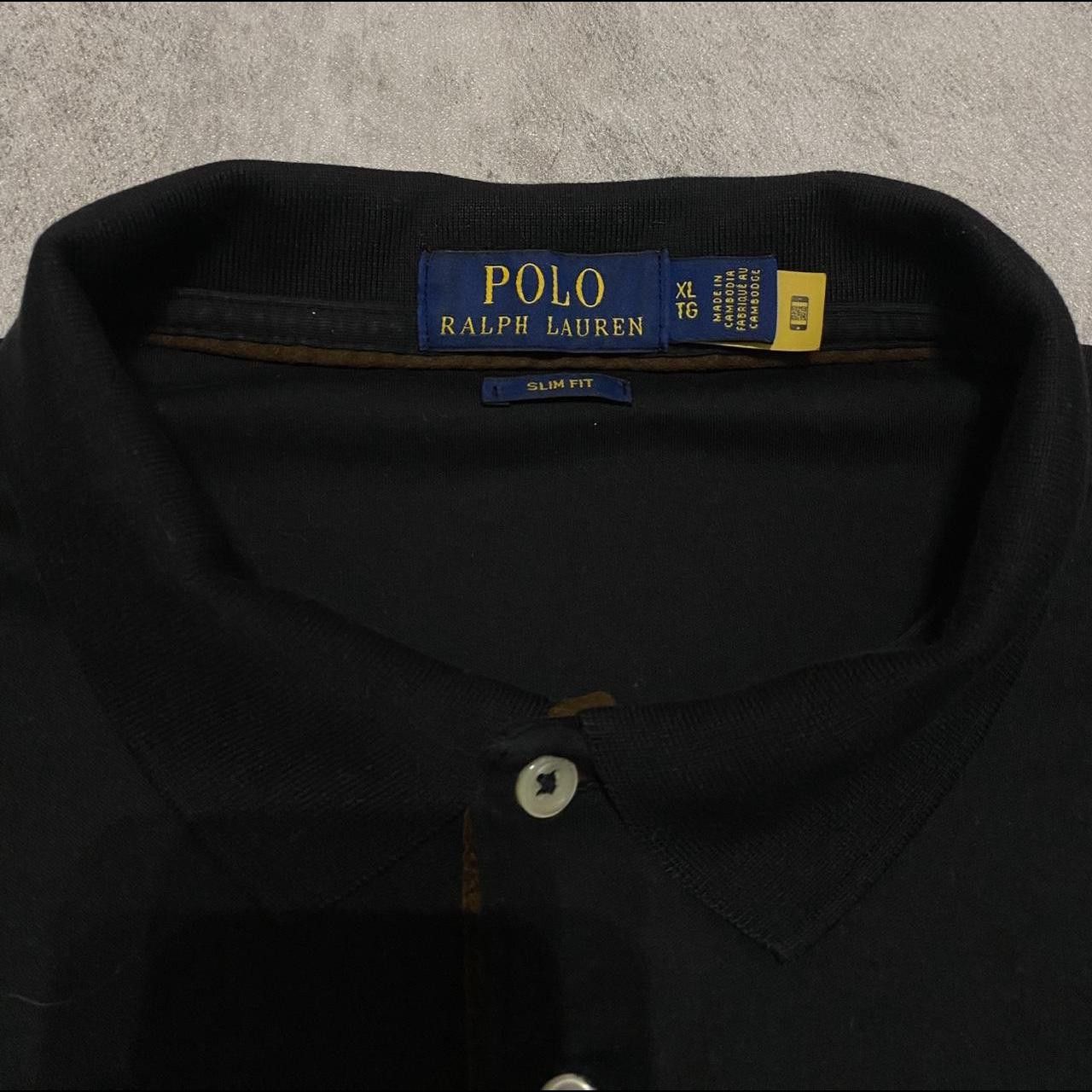Polo Ralph Lauren Black Polo Ralph Lauren long sleeve polo shirt Size US XL / EU 56 / 4 - 4 Thumbnail