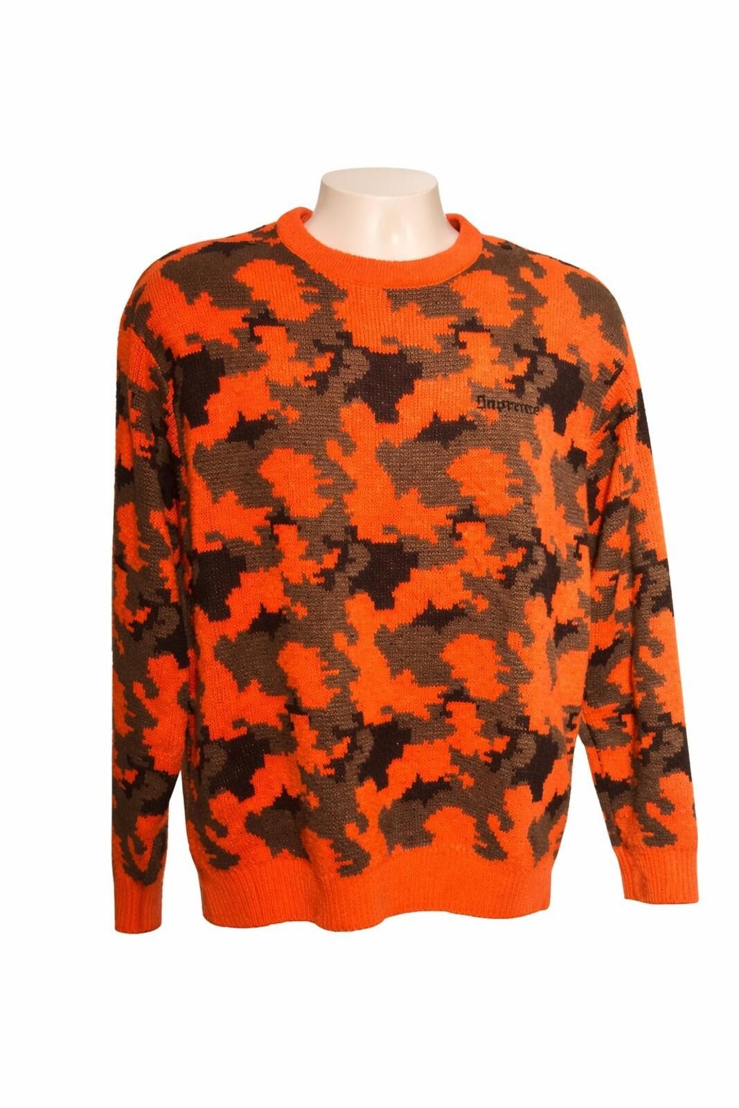 Supreme FW12 Supreme Tree Camo Field Pullover Jacket (Orange