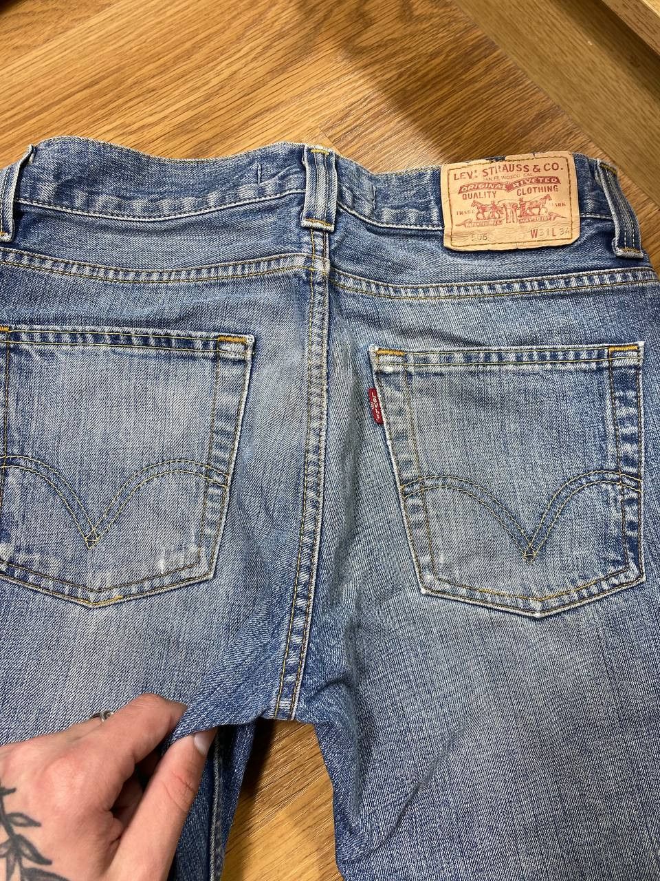 Japanese Brand × Levi's Gothicana Y2K Bondage Gothic Multipocket Cargo Shorts Size US 31 - 11 Thumbnail