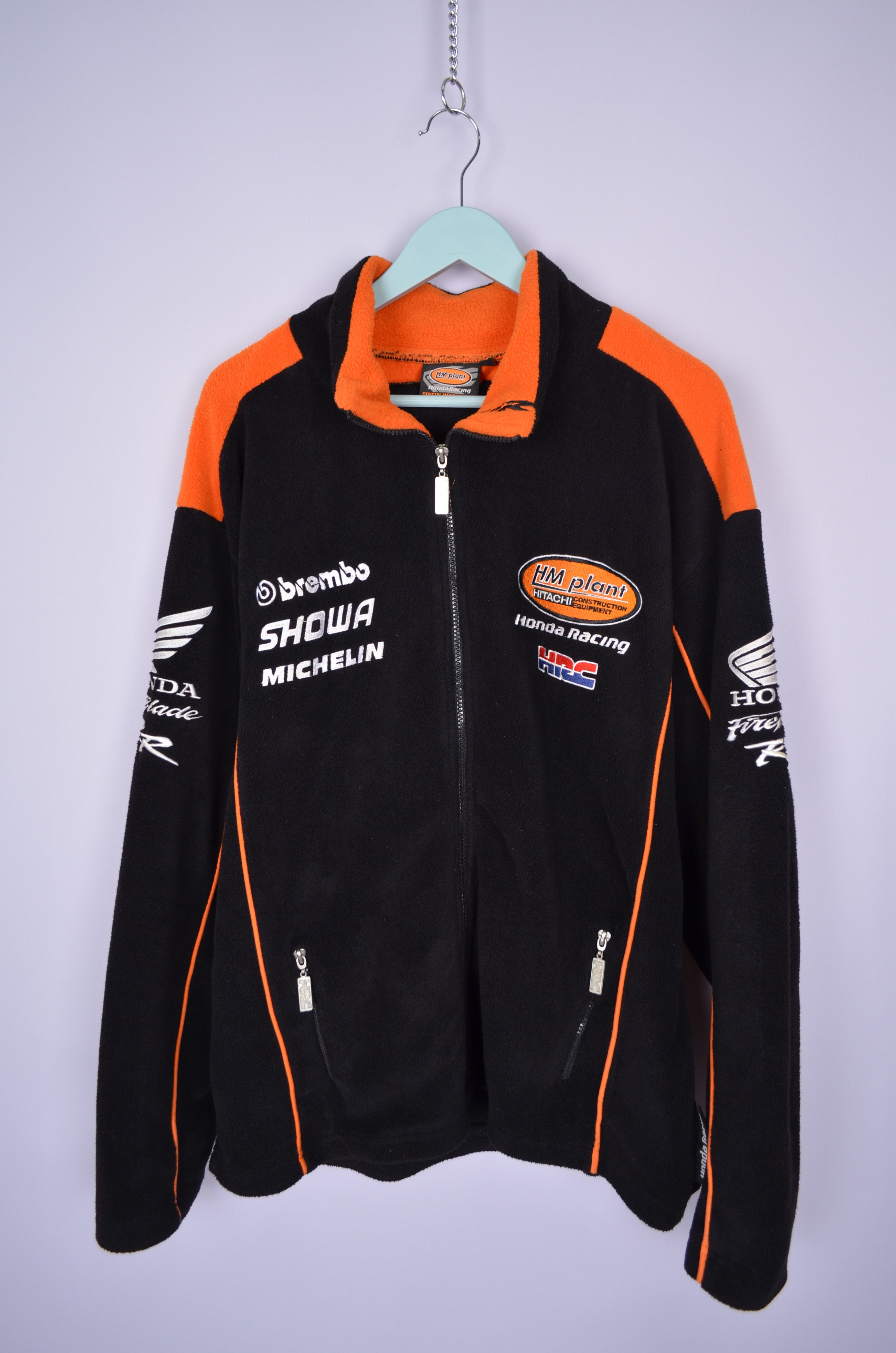 Honda Honda Michelin Hitachi FireBlade RR Full Zip Fleece Jacket Size US XL / EU 56 / 4 - 1 Thumbnail