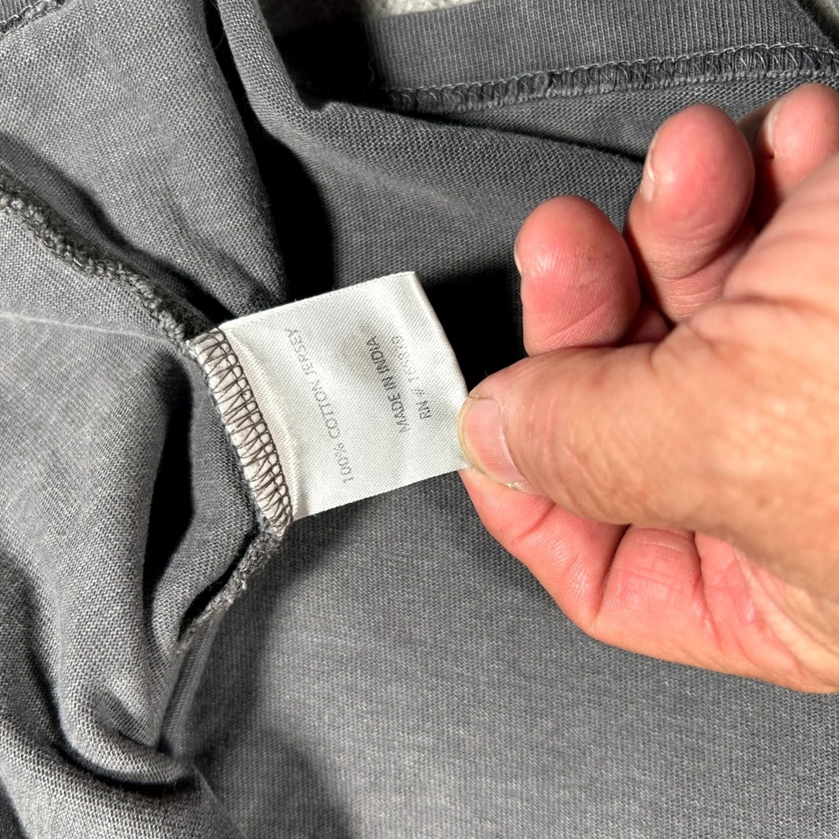 Vintage 404 Shirt Men Medium Gray Tee Short Sleeve Collared Pullover Cotton Linen Lightweight Breathable Embroidered Solid Country Club T-Shirt Size US M / EU 48-50 / 2 - 4 Thumbnail