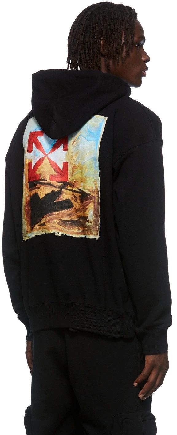 Off-White Black Arrow on Canvas Oversized Skate Hoodie Size US S / EU 44-46 / 1 - 2 Thumbnail