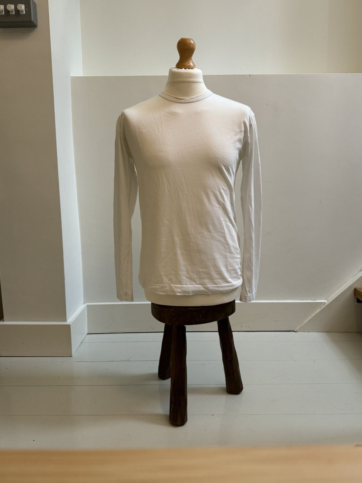 Comme des Garcons Comme des Garçons SHIRT White Long Sleeve T Shirt Size US M / EU 48-50 / 2 - 2 Thumbnail