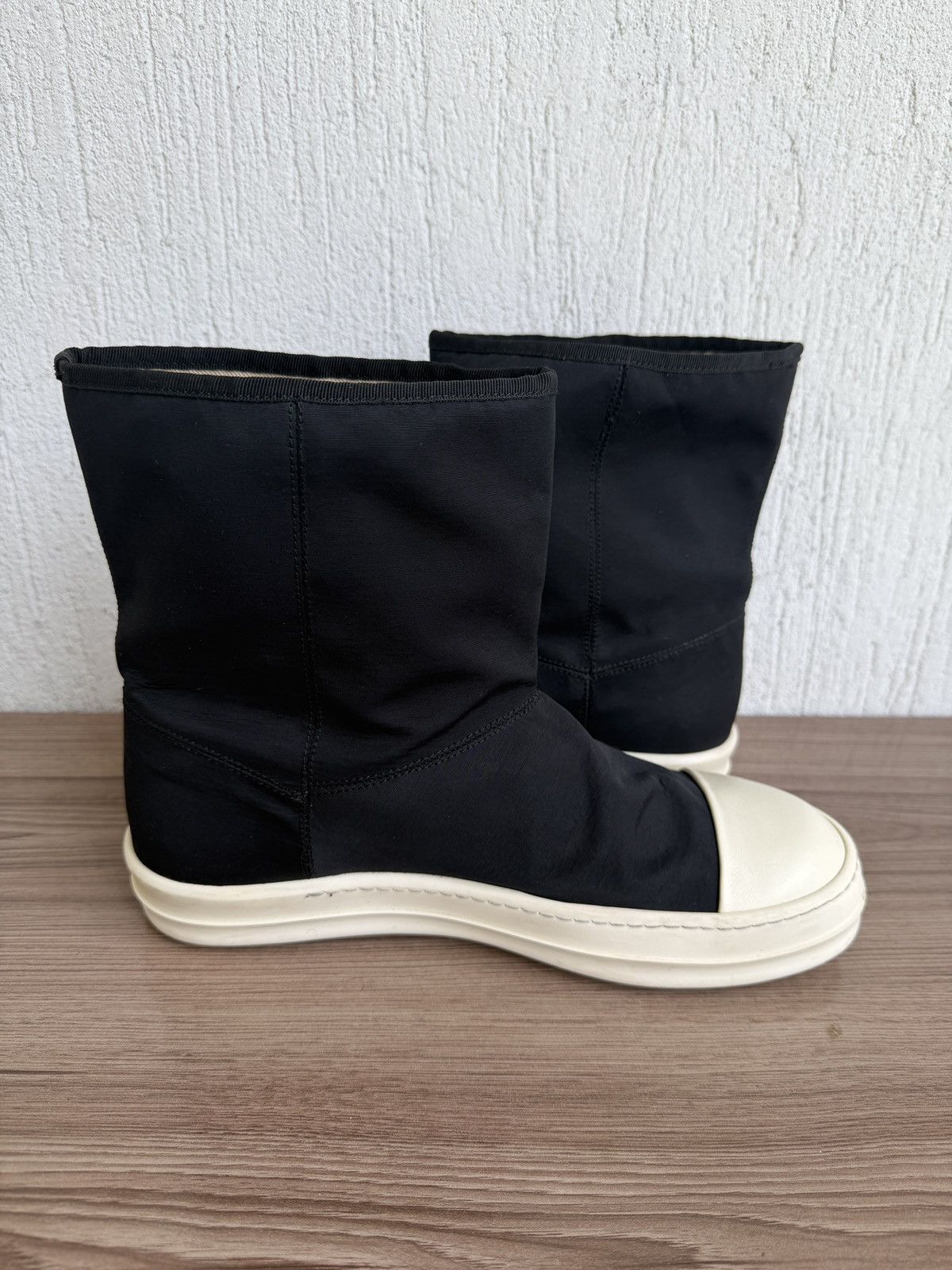 Rick Owens Drkshdw nylon ugg ankle boots ramones Size US 9.5 / EU 42-43 - 13 Thumbnail