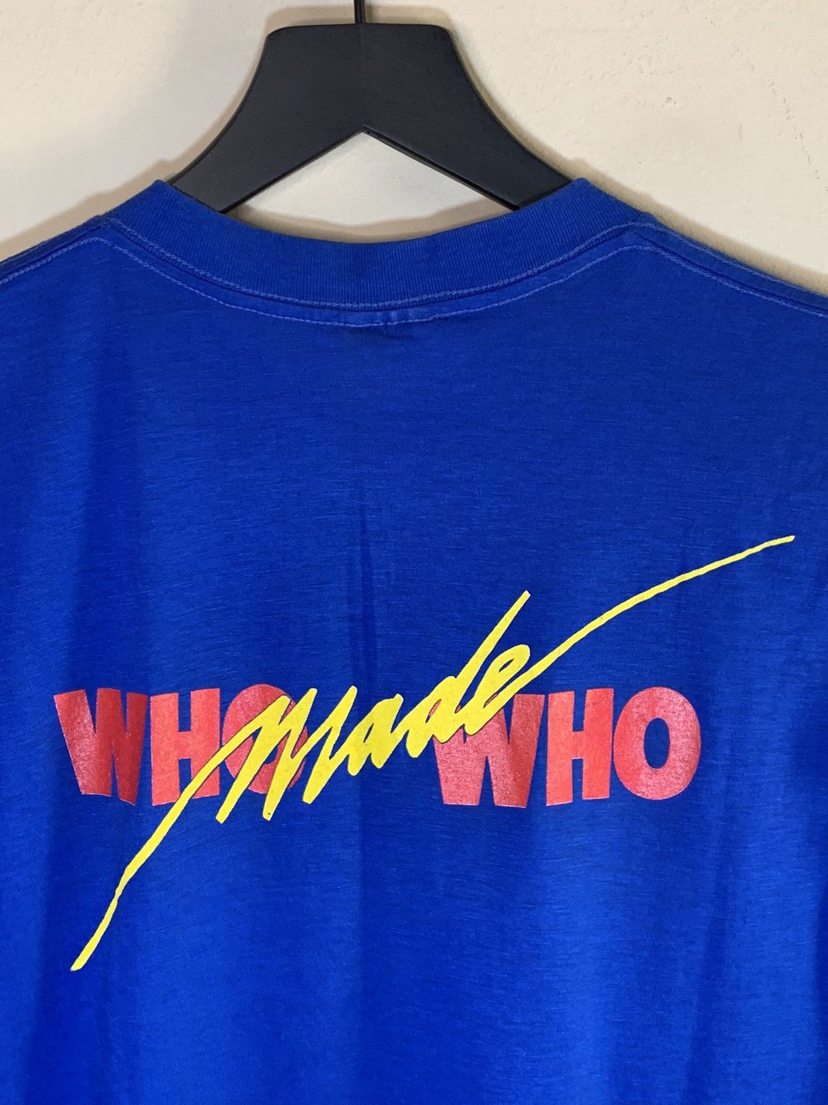 AC/DC × Band Tees × Vintage RARE Vintage 1986 AC/DC Who Made Who Single Stitch T-Shirt Size US L / EU 52-54 / 3 - 5 Thumbnail