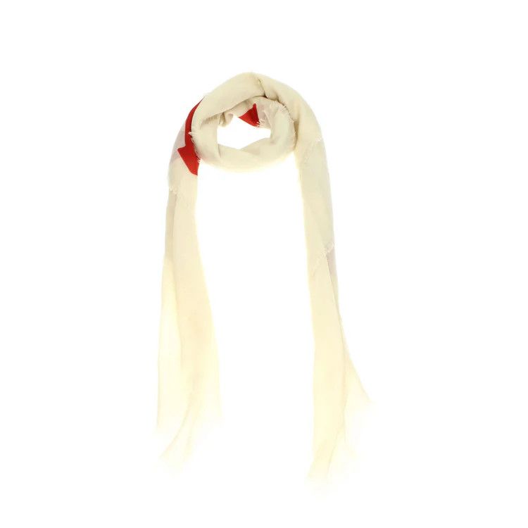Givenchy ob1o1e1124 Size: OS / Cashmere Foulards in Red & Beige Size ONE SIZE - 1 Thumbnail