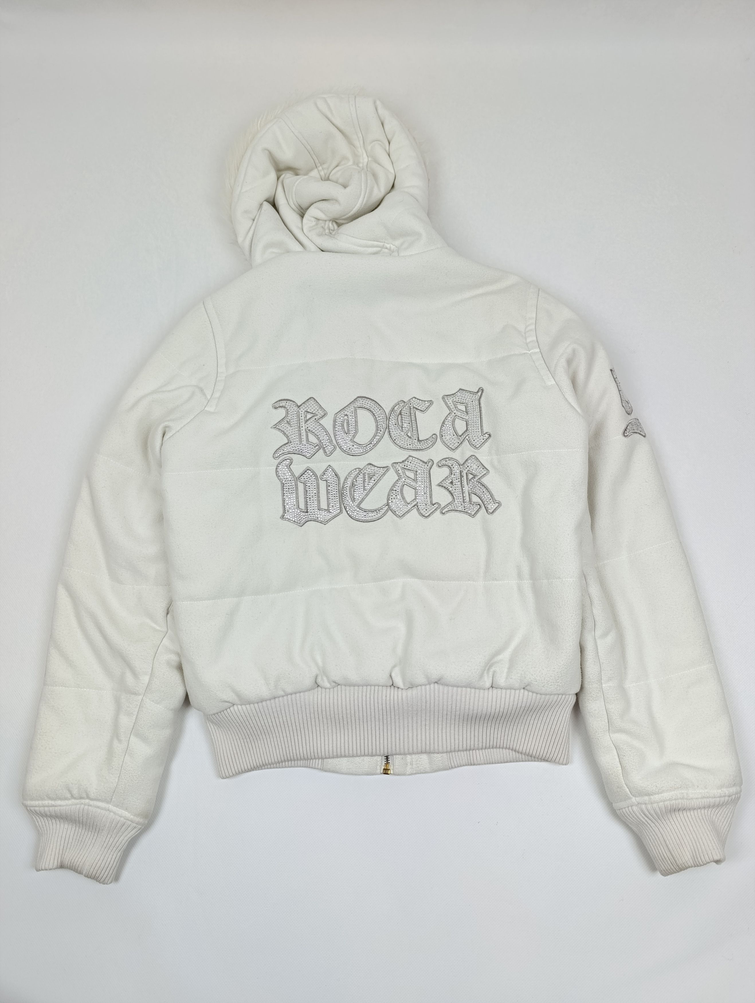 Rocawear ROCAWEAR Y2K VINTAGE WOMENS BOMBER JACKET FAUX FUR Size M / US 6-8 / IT 42-44 - 5 Thumbnail