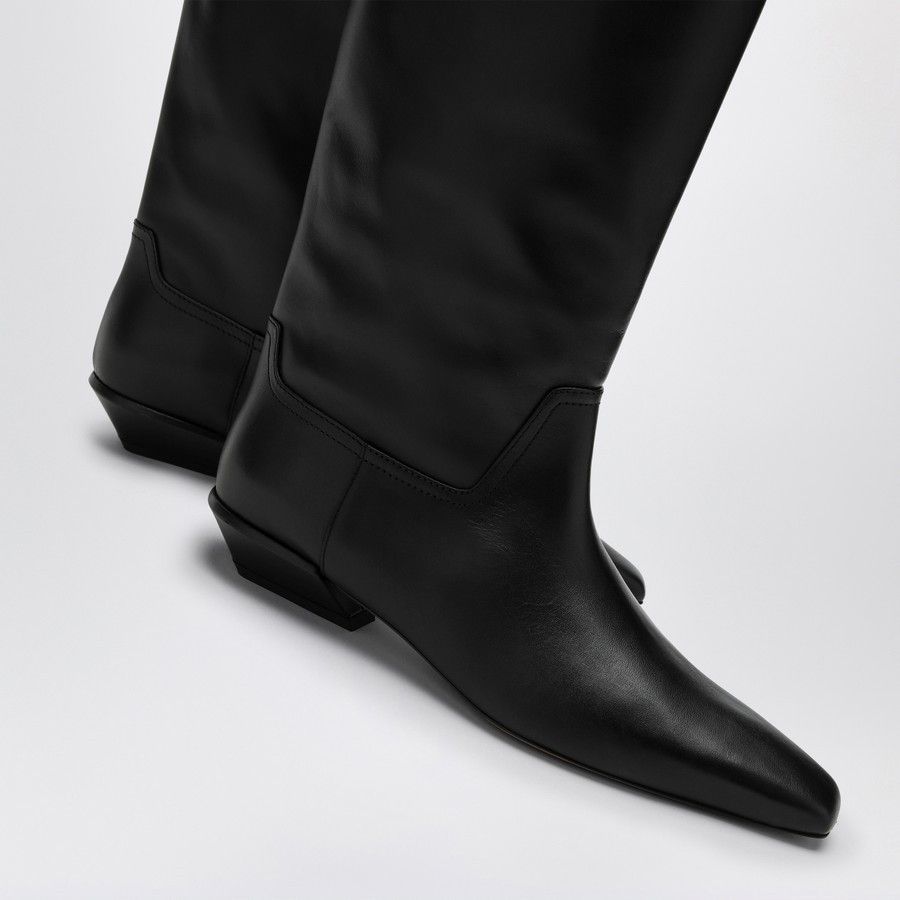 Paris Texas o1d2blof0924 Leather Boots in Black Size US 6.5 / IT 36.5 - 5 Thumbnail