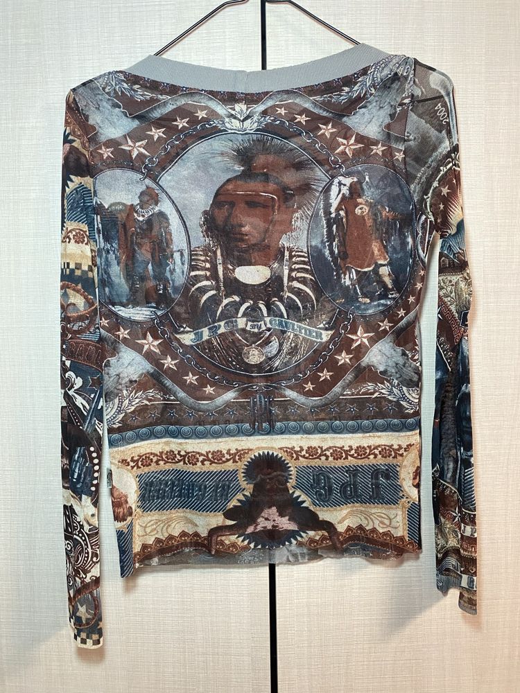 Jean Paul Gaultier JPG Gaultier Jean Paul Indian Vintage Mesh Top Size S / US 4 / IT 40 - 4 Thumbnail