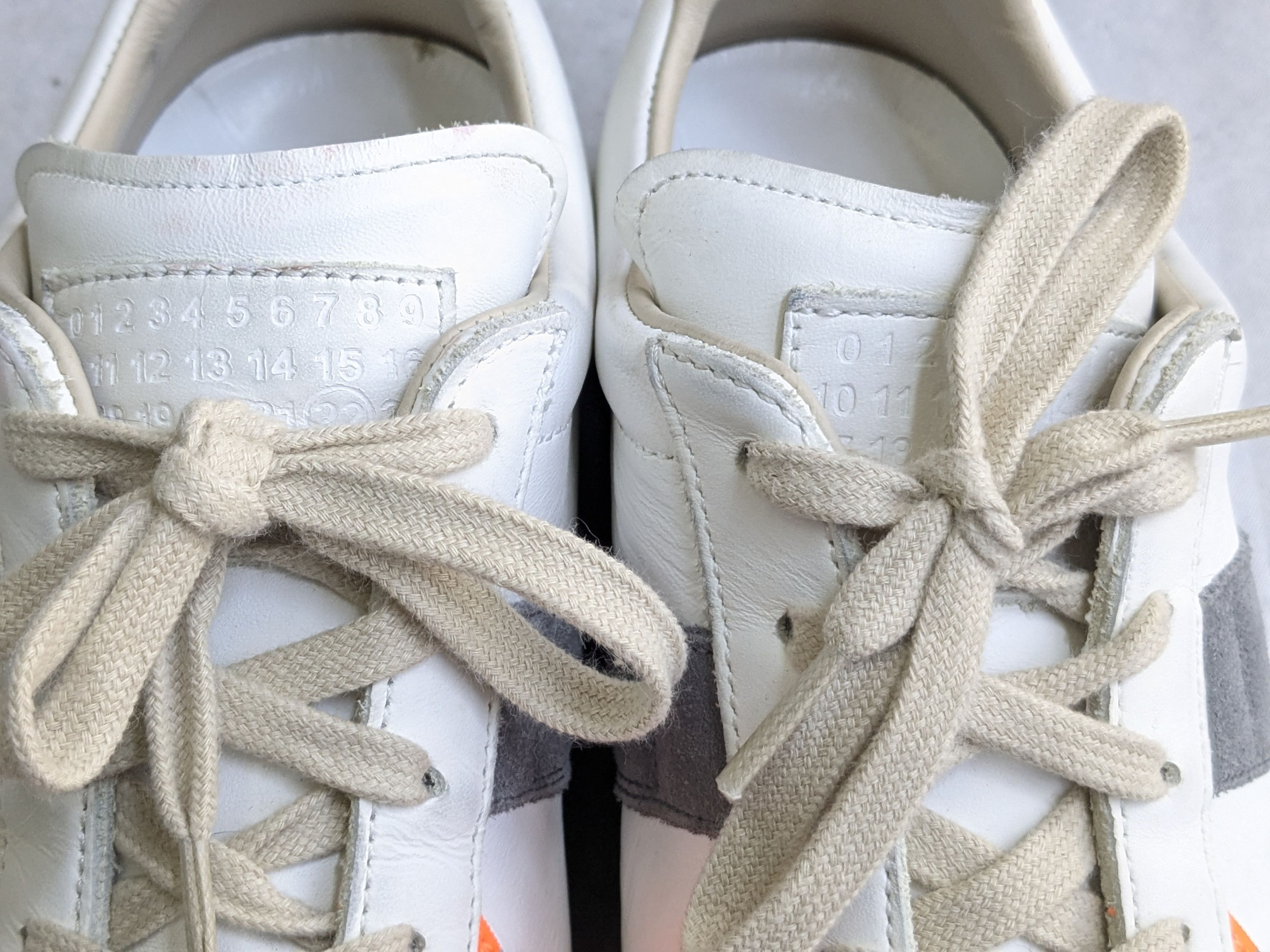Maison Margiela Maison Margiela Replica GAT White Gray Orange 10 43 Low Size US 10 / EU 43 - 7 Thumbnail