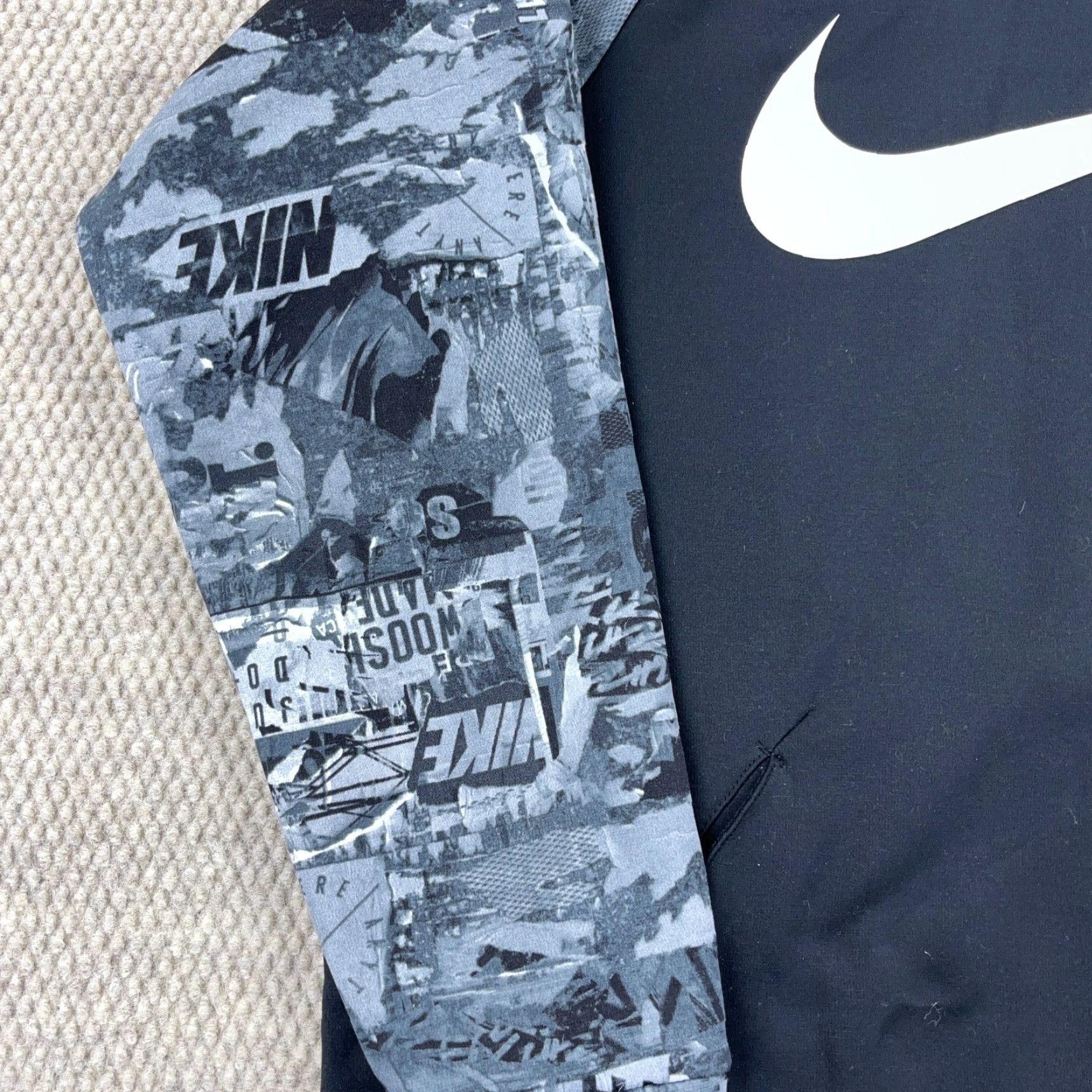 Nike Nike Hoodie Men L Black Dri Fit Logo Graphic Print Pullover Sweatshirt - Hooded, All Seasons, Regular Fit, Long Sleeve, Polyester, Fleece, Sports Size US L / EU 52-54 / 3 - 5 Thumbnail