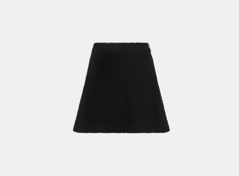 o1w1db11225 454J03 Flared Mini Skirt in Black