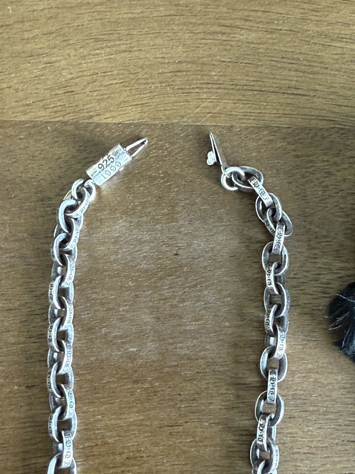 Chrome hearts paper chain bracelet 8 inch