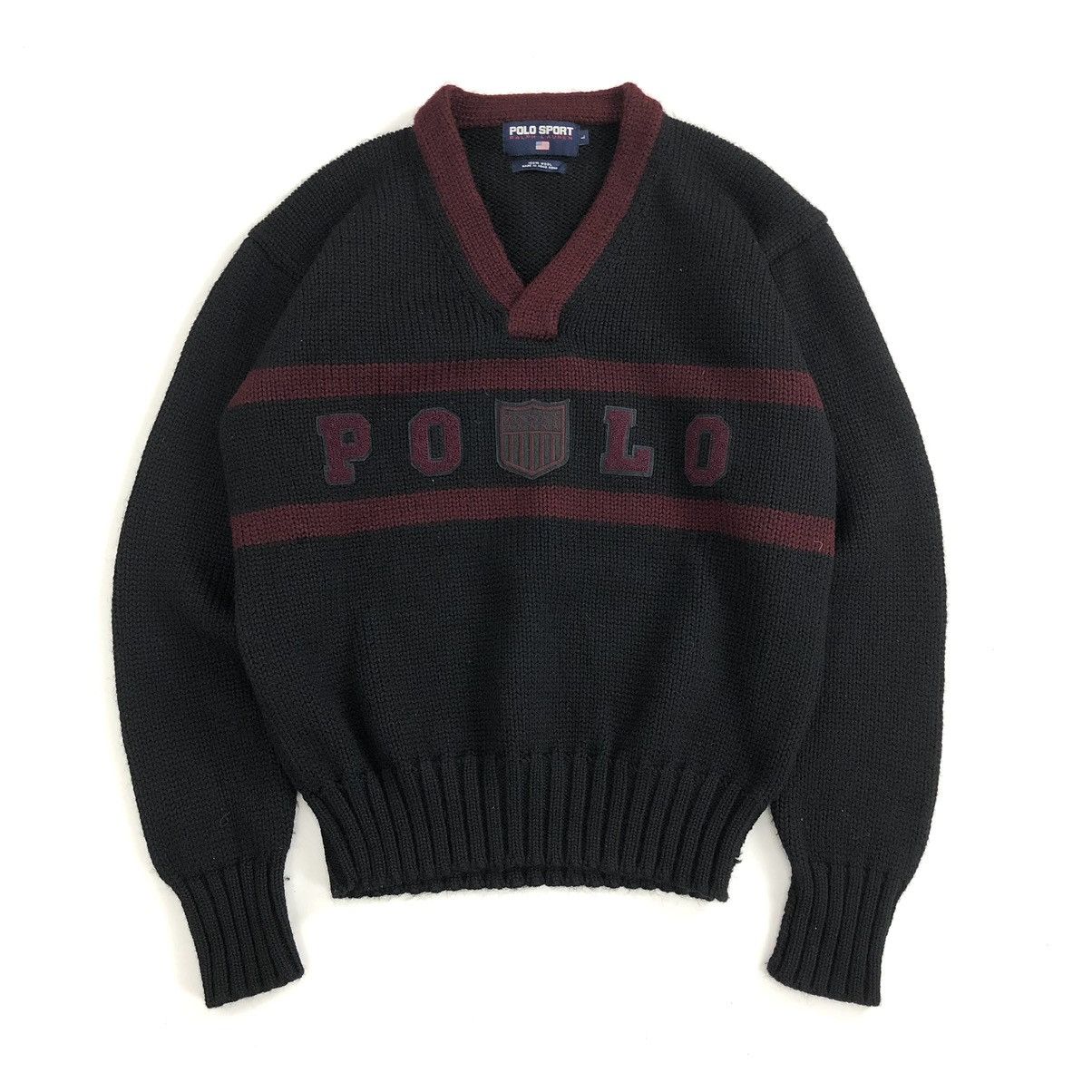 RARE❗️1990s Vintage Polo Sport Ralph Lauren Knitwear Sweater