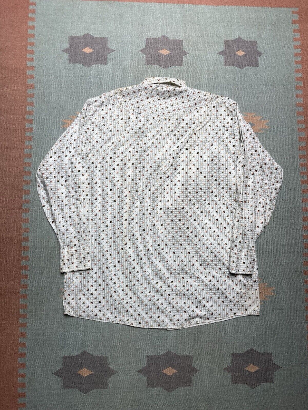 Vintage 70s Pearl snap shirt Dickson Jenkins western long tails XL Size US XL / EU 56 / 4 - 7 Thumbnail
