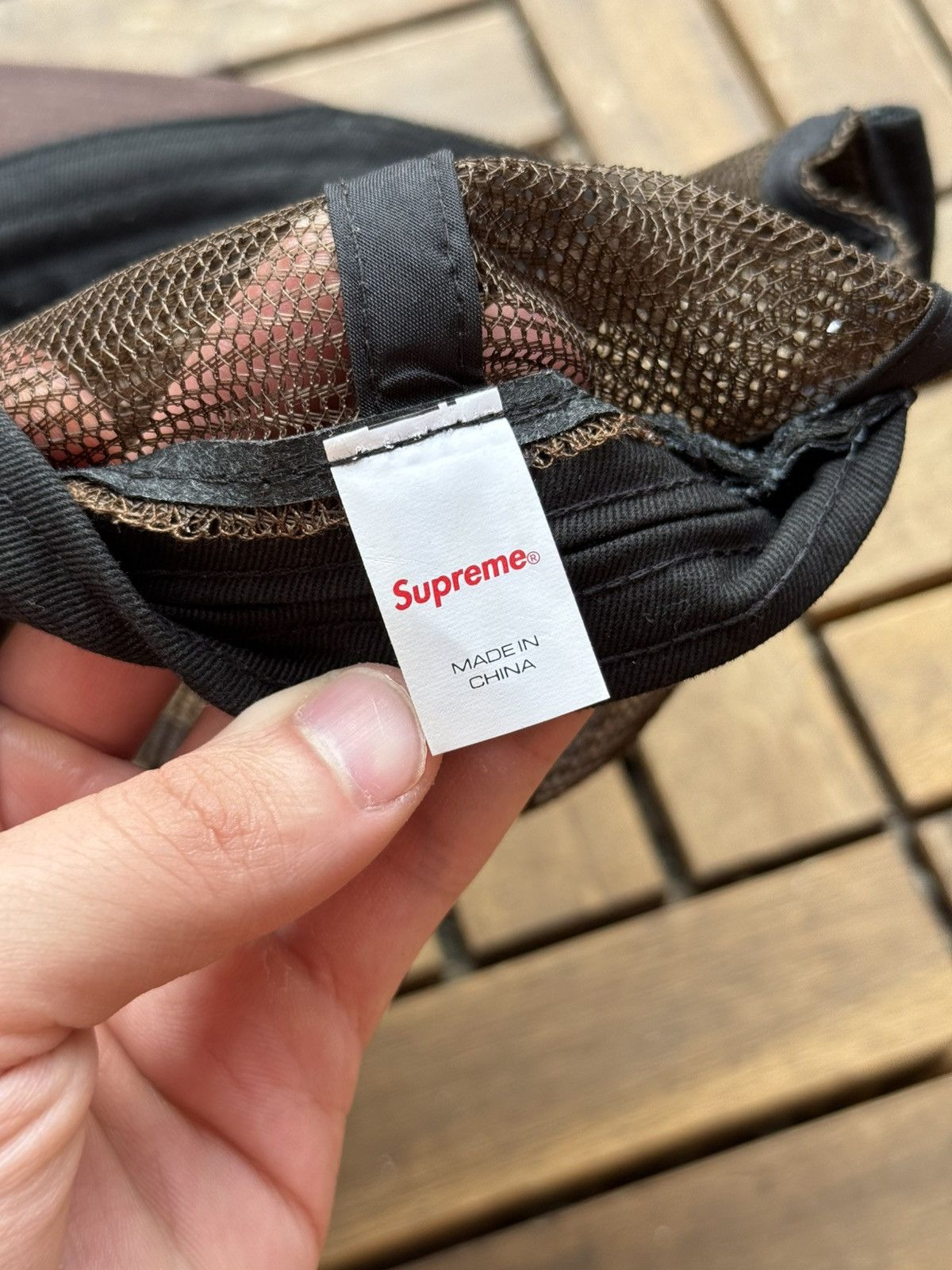 Supreme Supreme Trucker 6 Panel Mesh Brown Size ONE SIZE - 6 Thumbnail