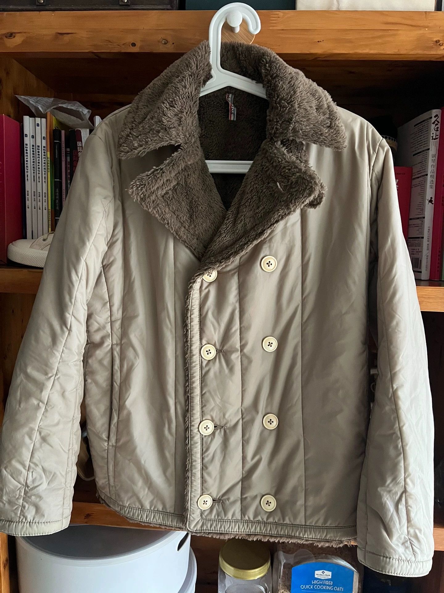 45rpm 45r Double Breasted Padded Coat Made in Japan Size M Size US L / EU 52-54 / 3 - 4 Thumbnail