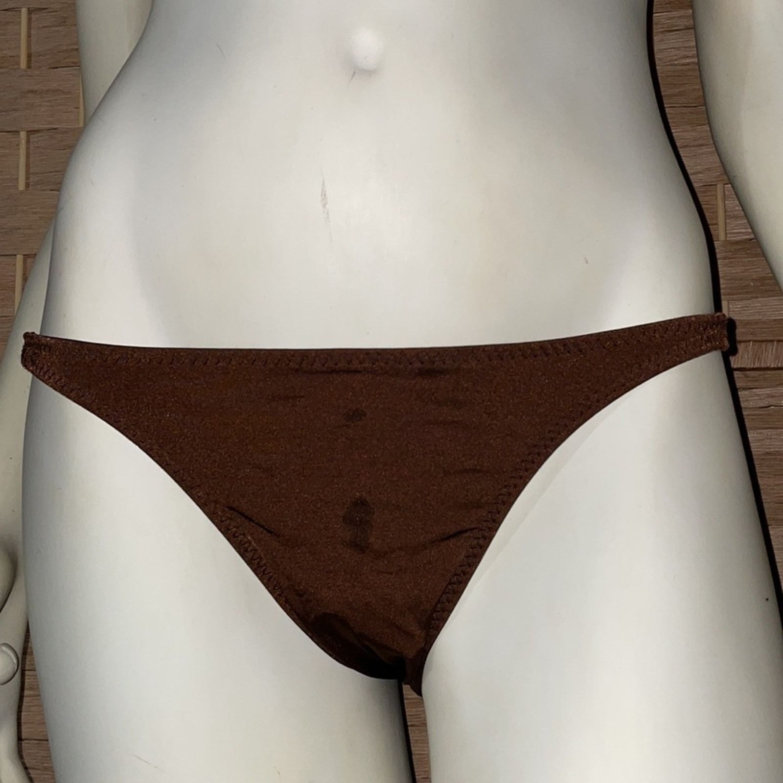 & Other Stories Beach Bunny Bikini Bottom Chocolate Brown NEW Size L / US 10 / IT 46 - 6 Thumbnail